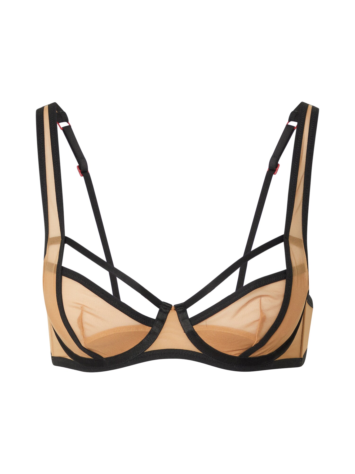 Scandale éco-lingerie Podprsenka  telová / čierna