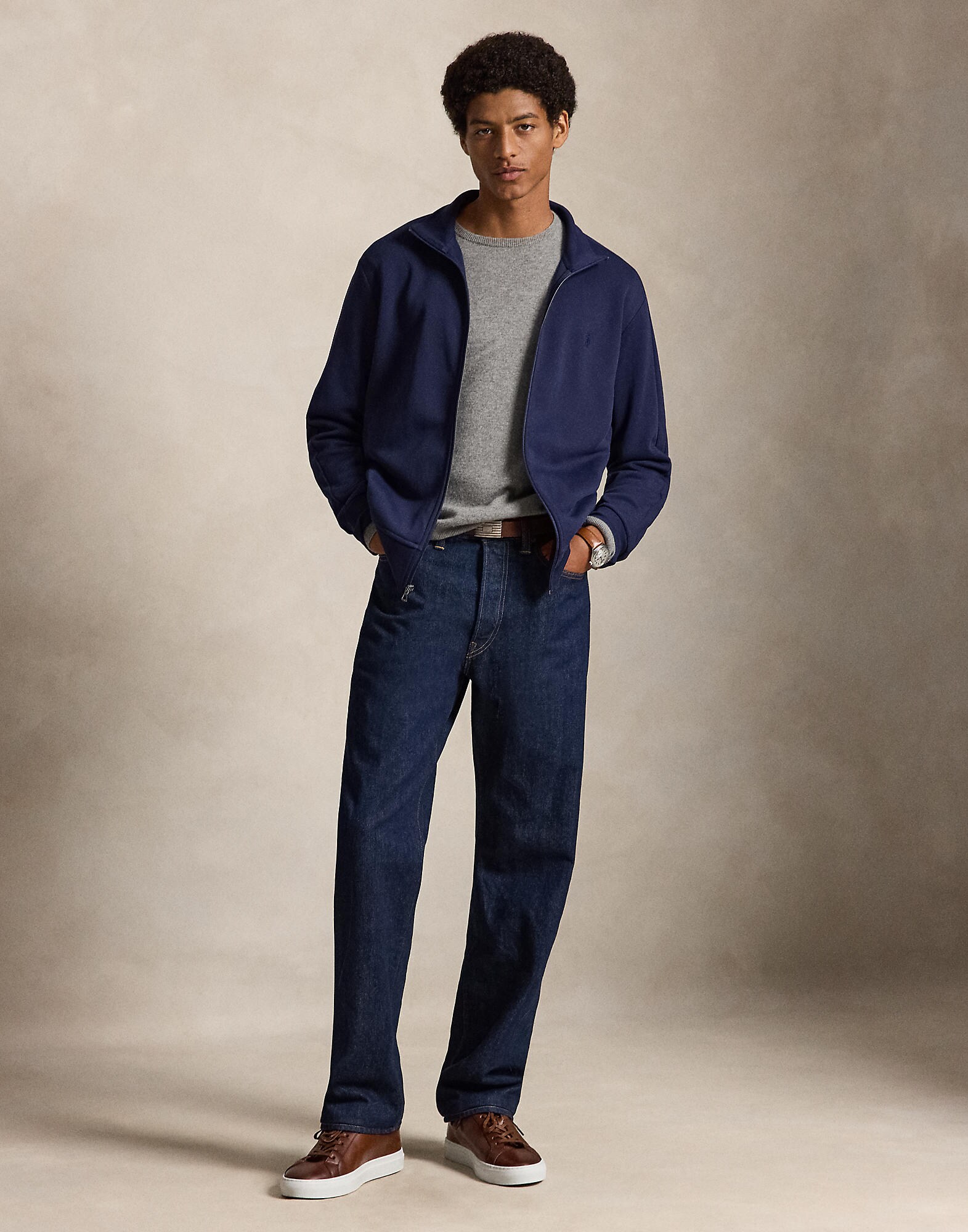 Polo Ralph Lauren Sudadera con cremallera  navy – imagen 4