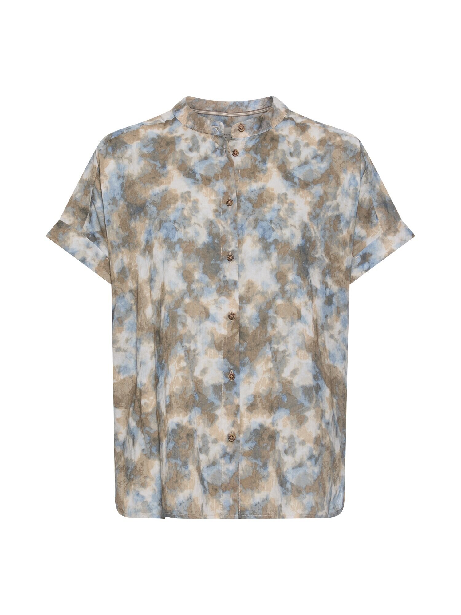 Camel Active Baumwollbluse Mit Kurzen Ärmeln