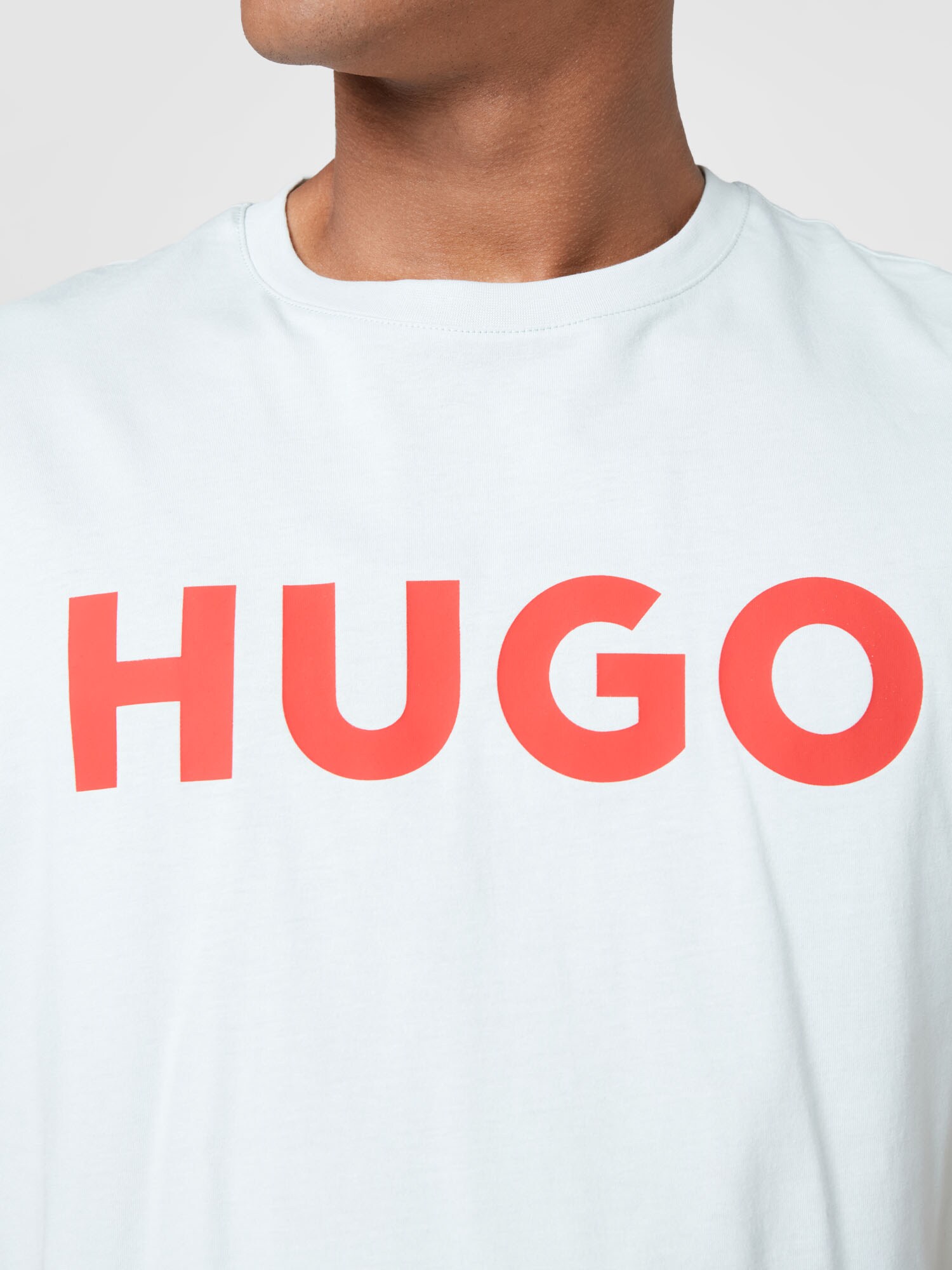 HUGO Tričko 'Dulivio' pastelovo zelená / svetločervená (obrázok 5)