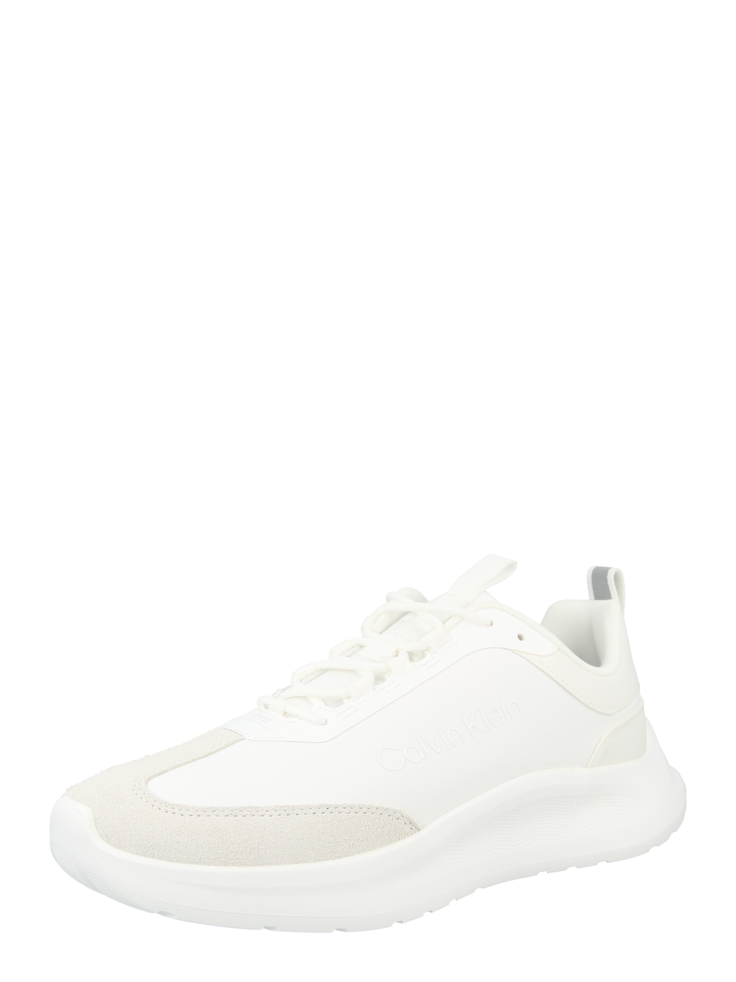Calvin Klein Sneaker low  alb / alb lână