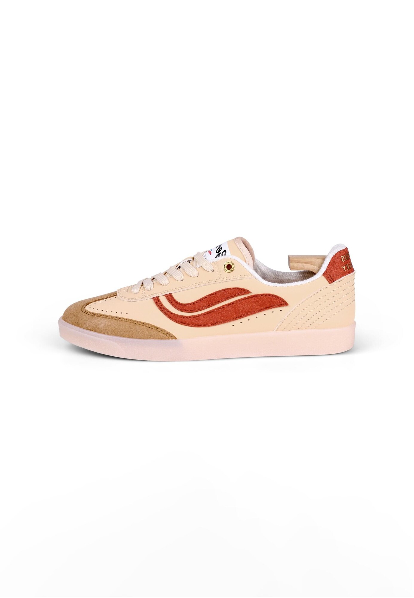 Genesis Footwear Sneaker low G-Volley Rust Serial  culoarea pielii / bej închis / roșu