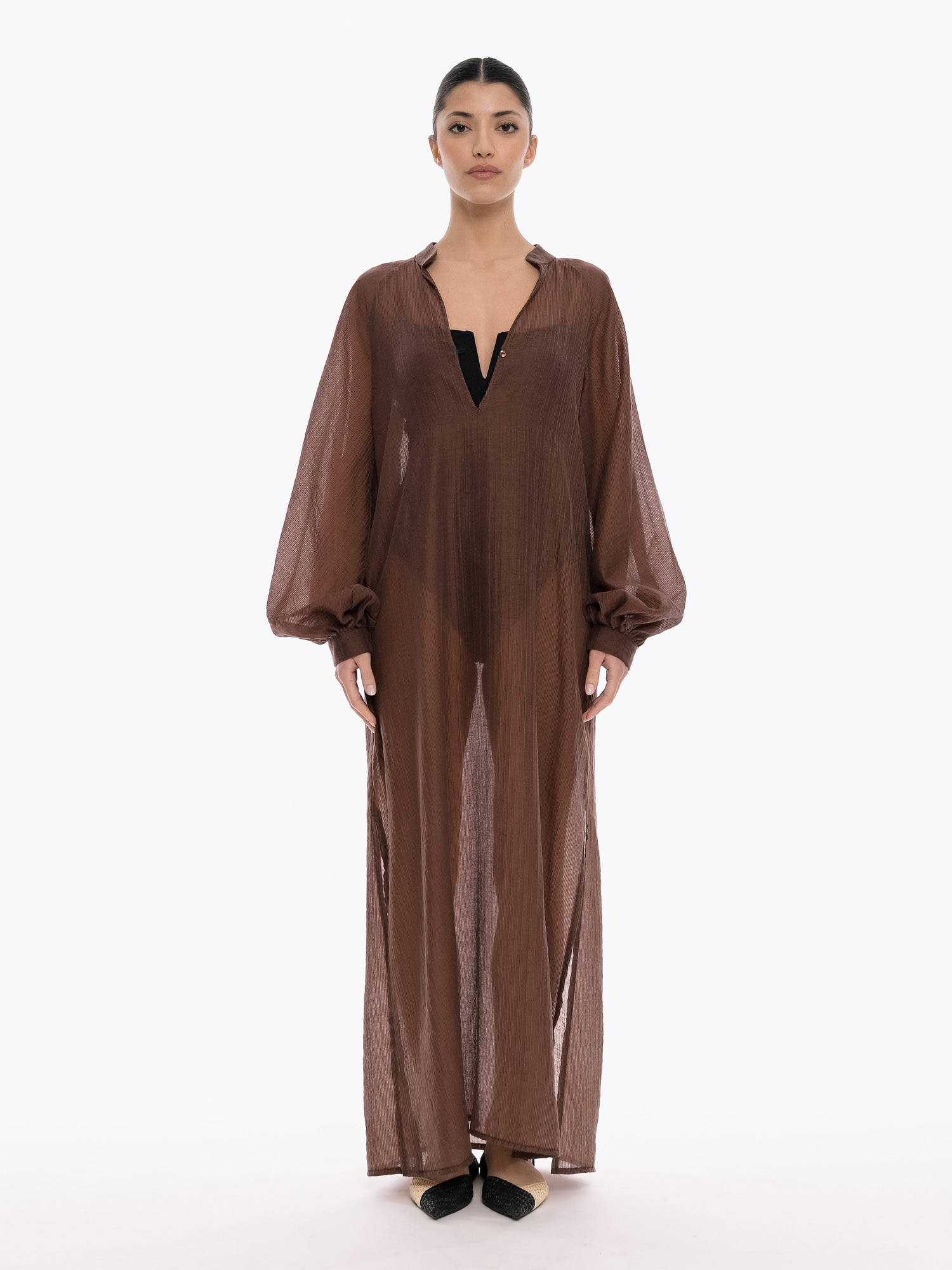 4TAILORS Rochie de plaja Hotline maro