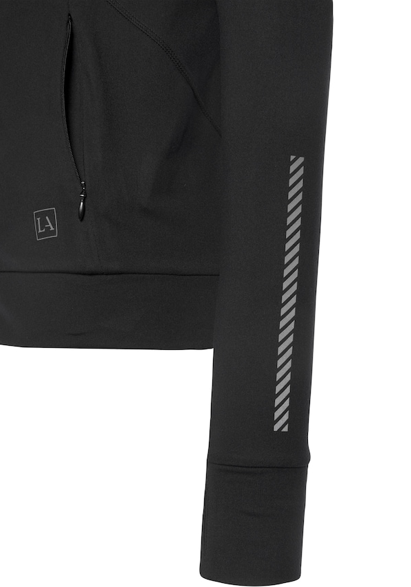LASCANA ACTIVE, Sportovní bunda, černá, obrázek 2 z 11