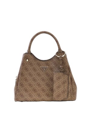 GUESS Shopper 'Guess Cabas Lorella Petit Monogramme Latte Logo'  beige