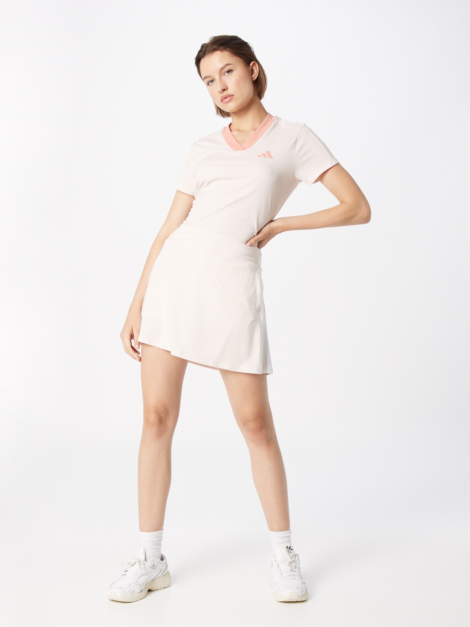ADIDAS GOLF Športová sukňa béžová / biela (obrázok 4)