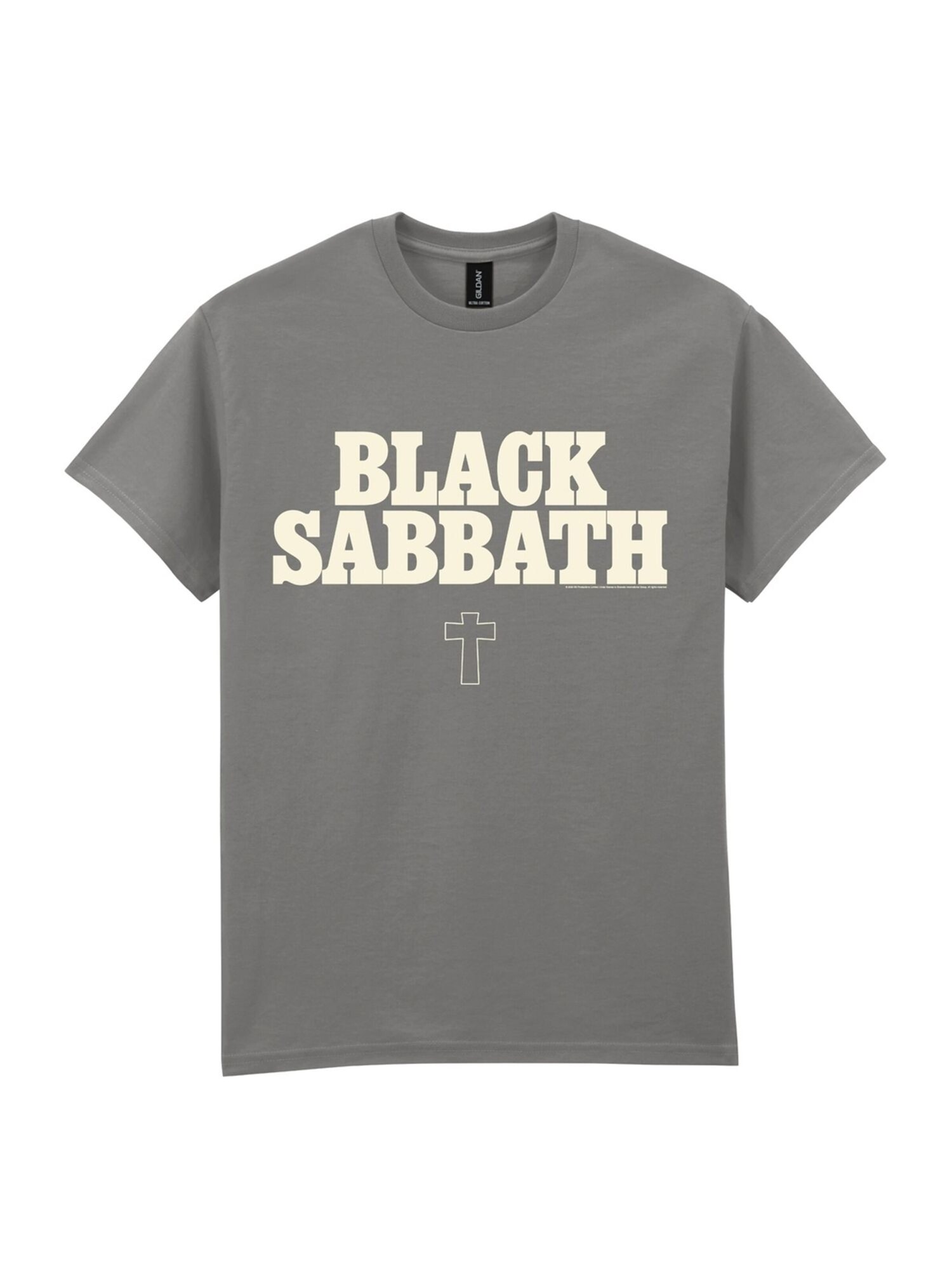 BLACK SABBATH Camiseta 'Black Sabbath Logo T-Shirt' gris – imagen 1