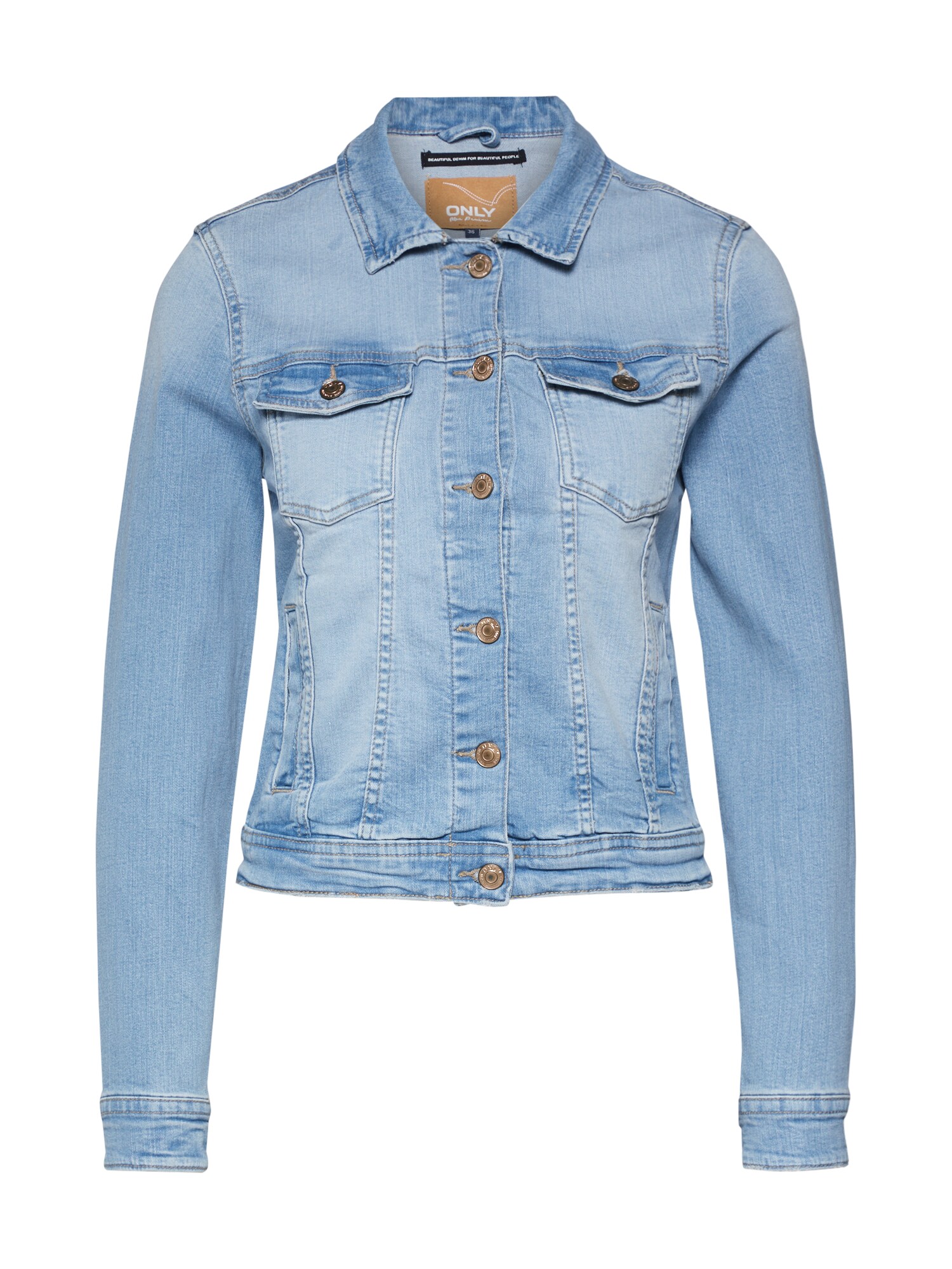 ONLY Geacă de primăvară-toamnă ONLTia  albastru denim