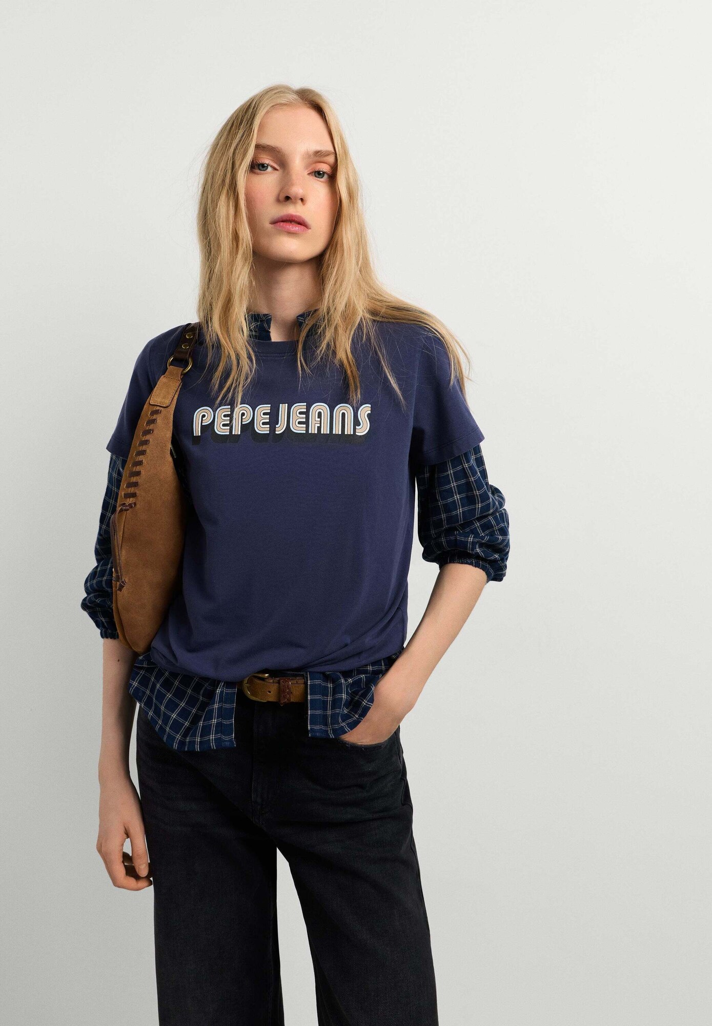 Pepe Jeans Camiseta 'Baylee' azul / amarillo claro / negro / blanco – imagen 2