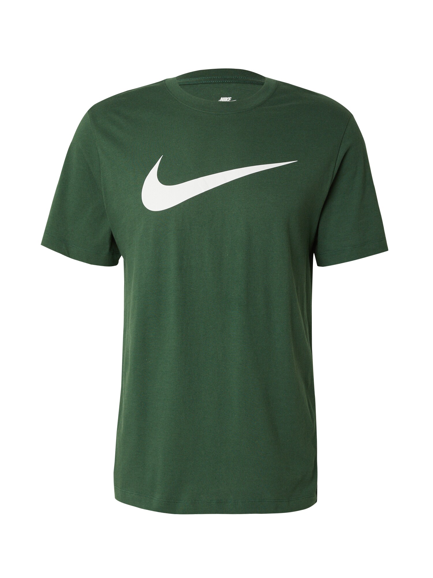 Nike Sportswear Camiseta 'Swoosh'  verde / blanco