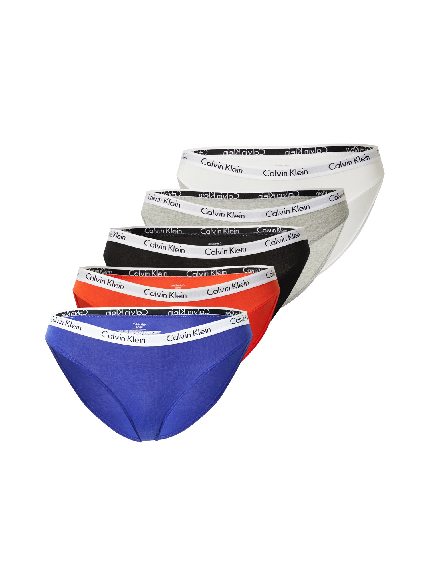 Calvin Klein Underwear Spodnje hlačke  modra / pegasto siva / ognjeno rdeča / črna / bela