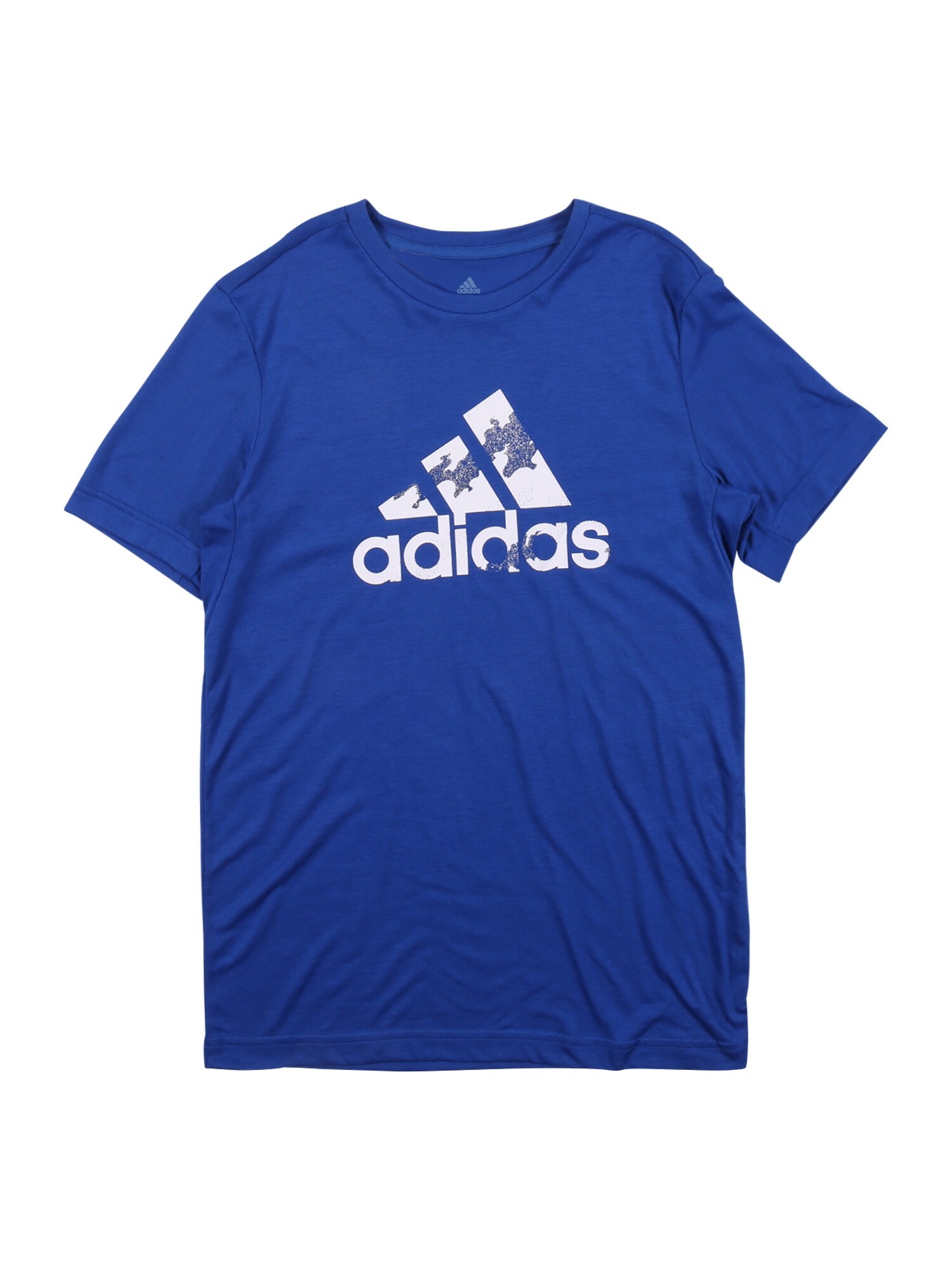 ADIDAS PERFORMANCE Sportiniai marškinėliai  balta / mėlyna