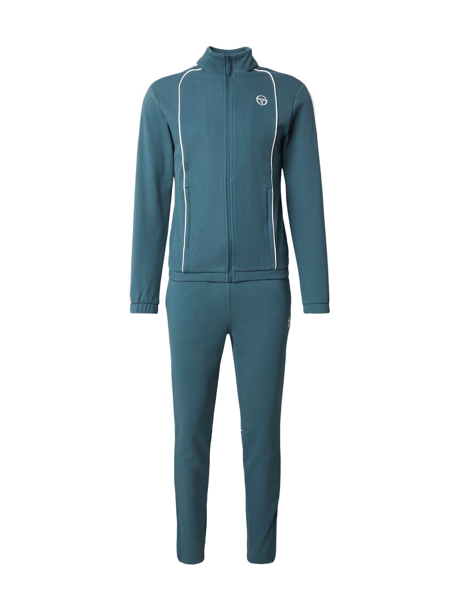 Sergio Tacchini Trening 'Egeo'  verde petrol / alb