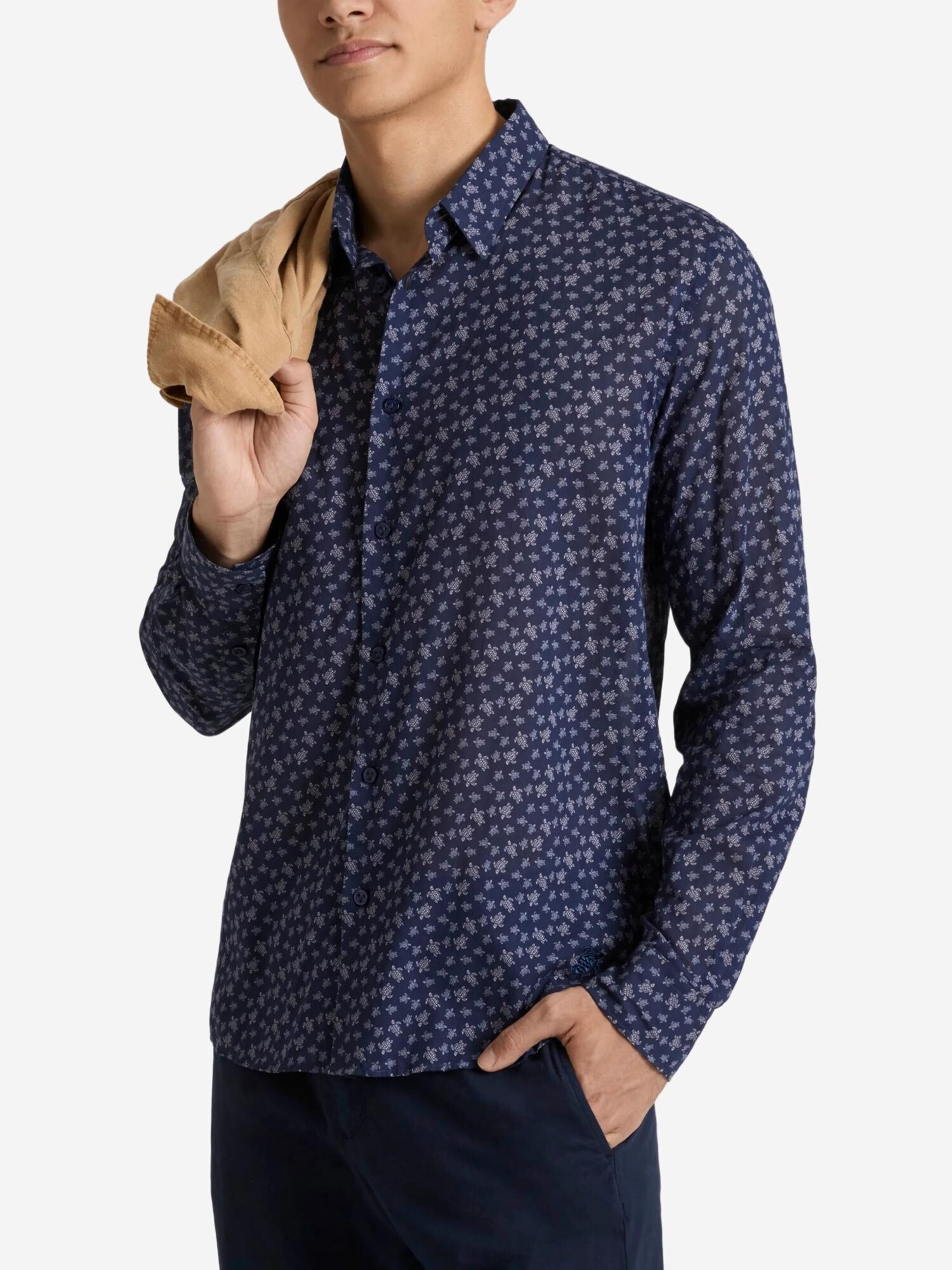 Vilebrequin Camisa azul violaceo – imagen 3