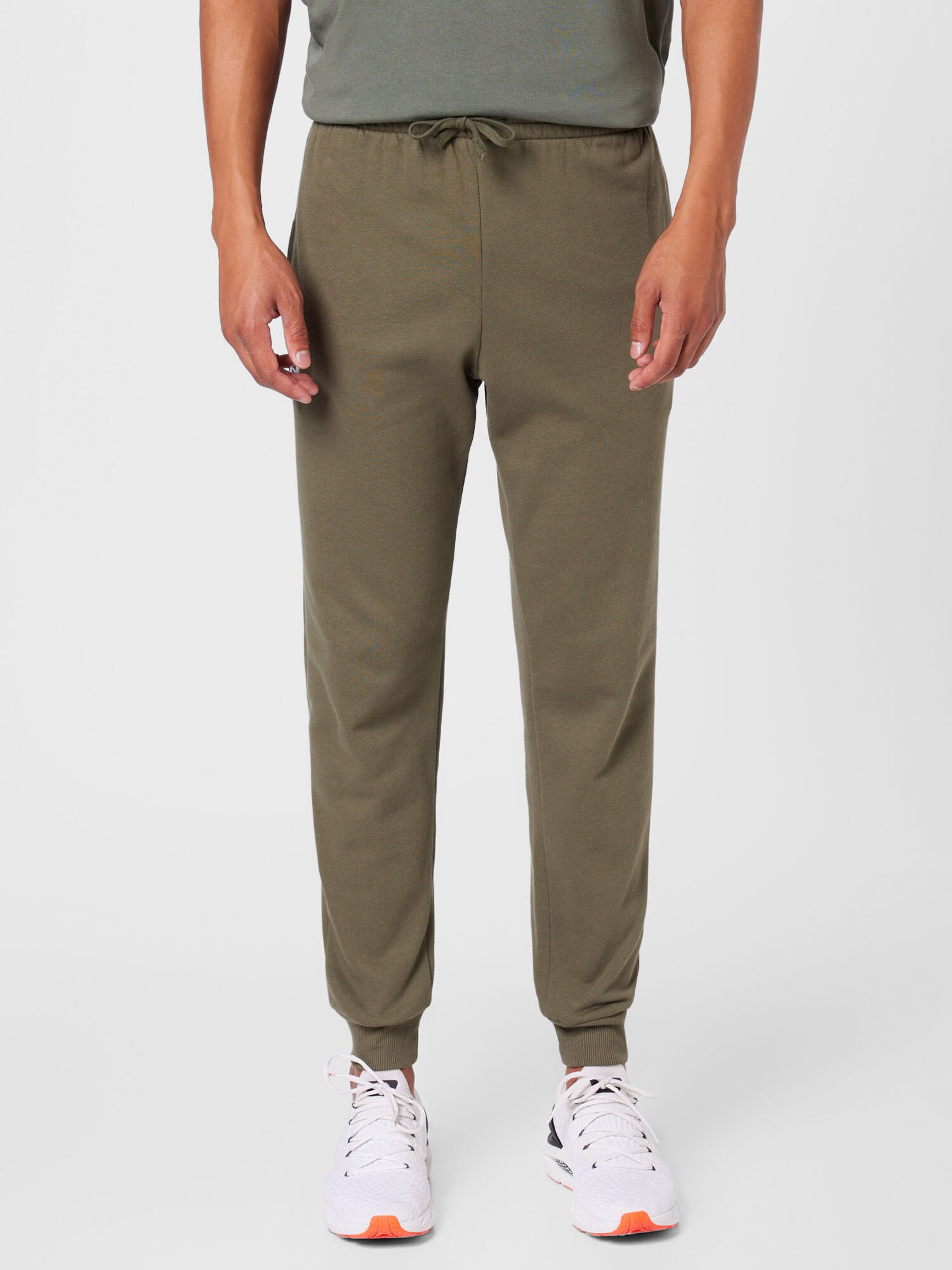 UNDER ARMOUR Sportnadrágok  khaki / fehér termék 2. képe