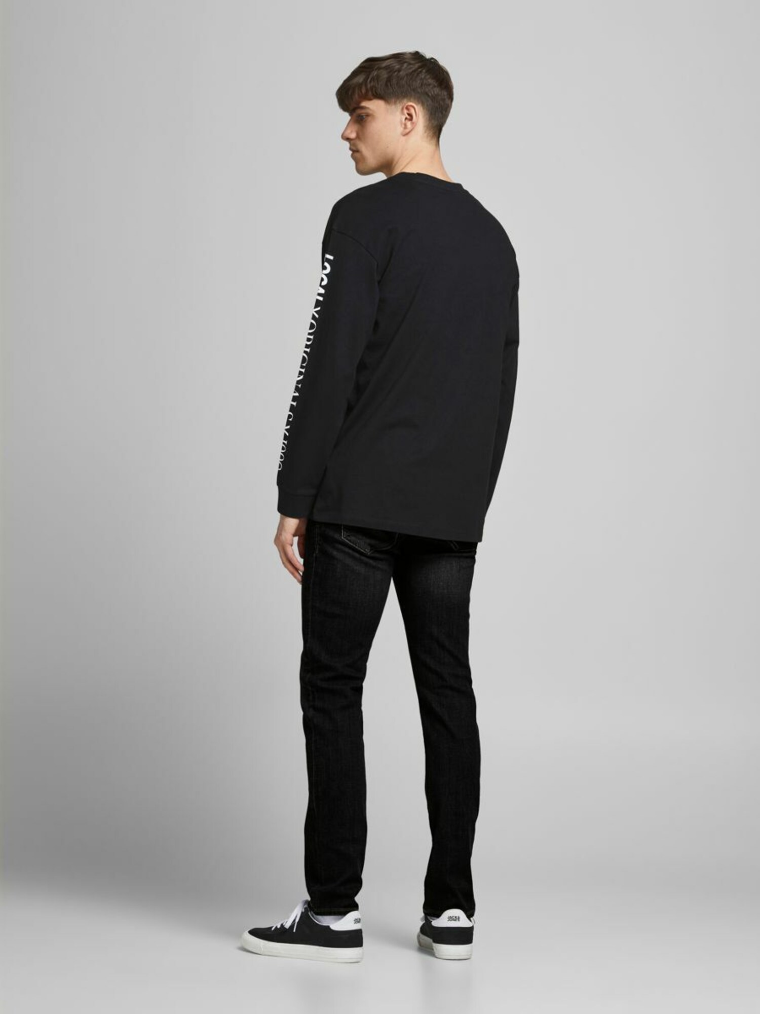JACK & JONES Džínsy 'Glenn Original' modrá denim / čierna (obrázok 3)