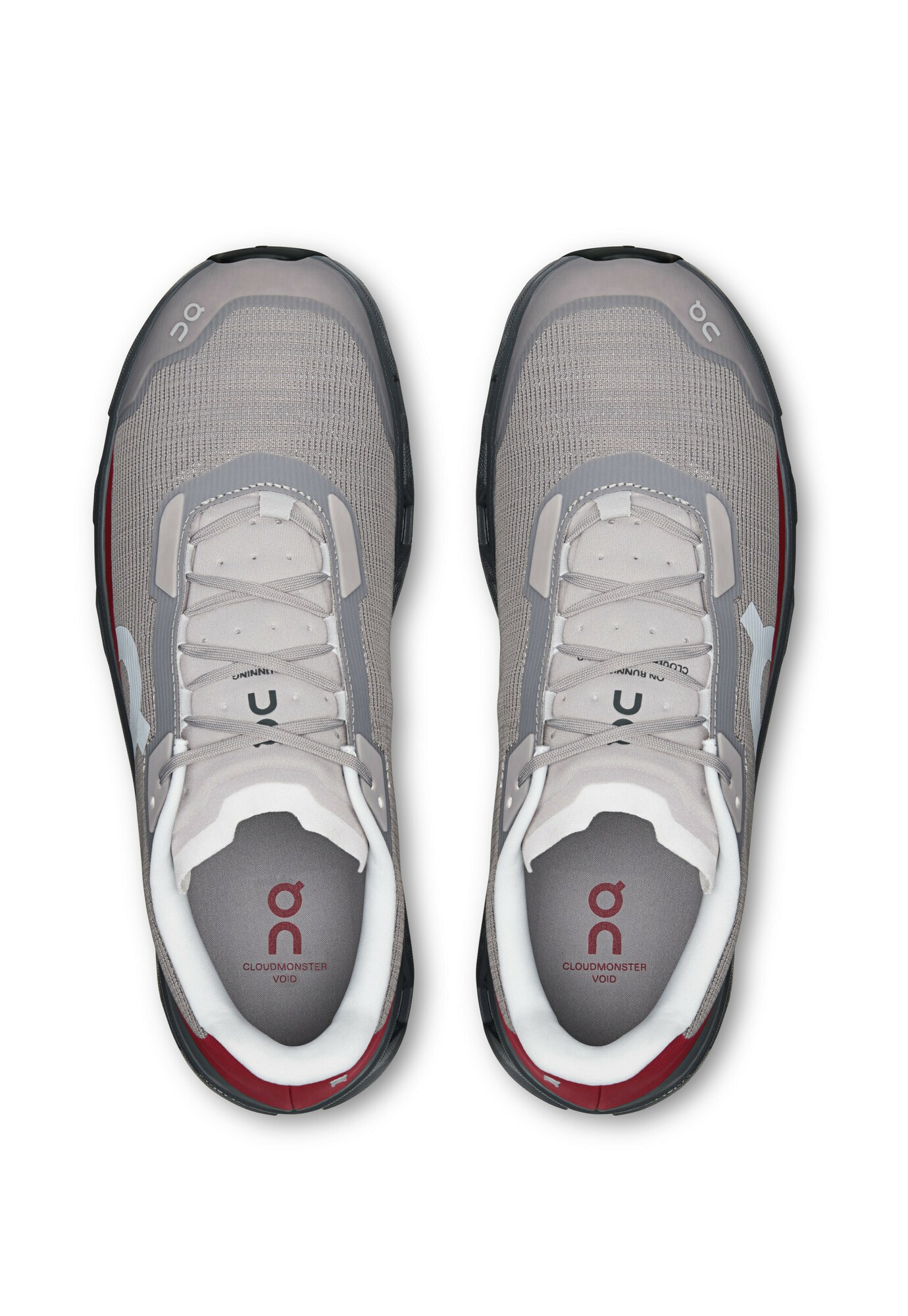 On Zapatillas de running 'Cloudmonster Void'  gris / gris oscuro / rojo oscuro – imagen 4