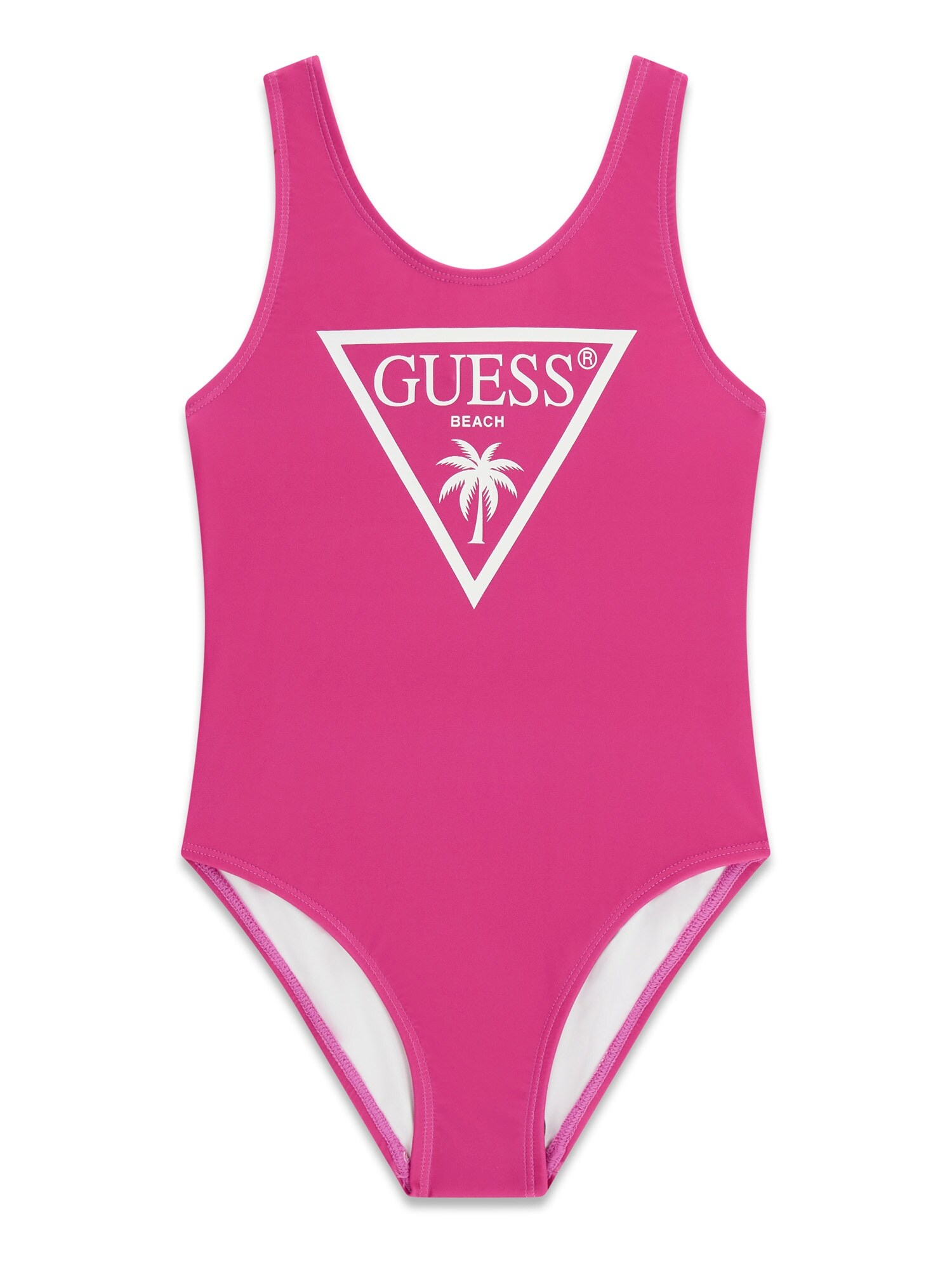 GUESS Costum de baie întreg  mov orhidee / alb