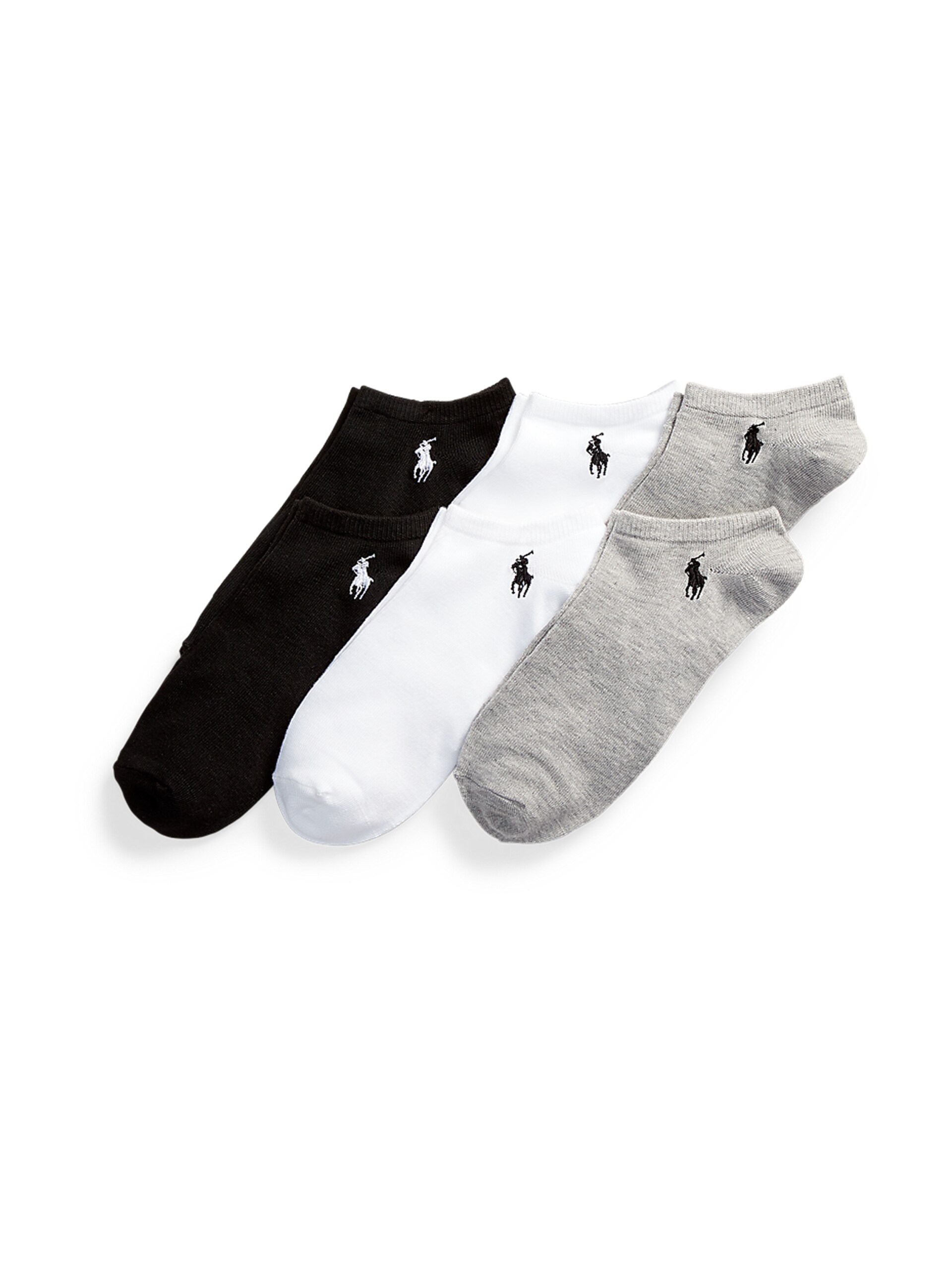 Polo Ralph Lauren Ankelsockor gråmelerad / svart strumpor dam