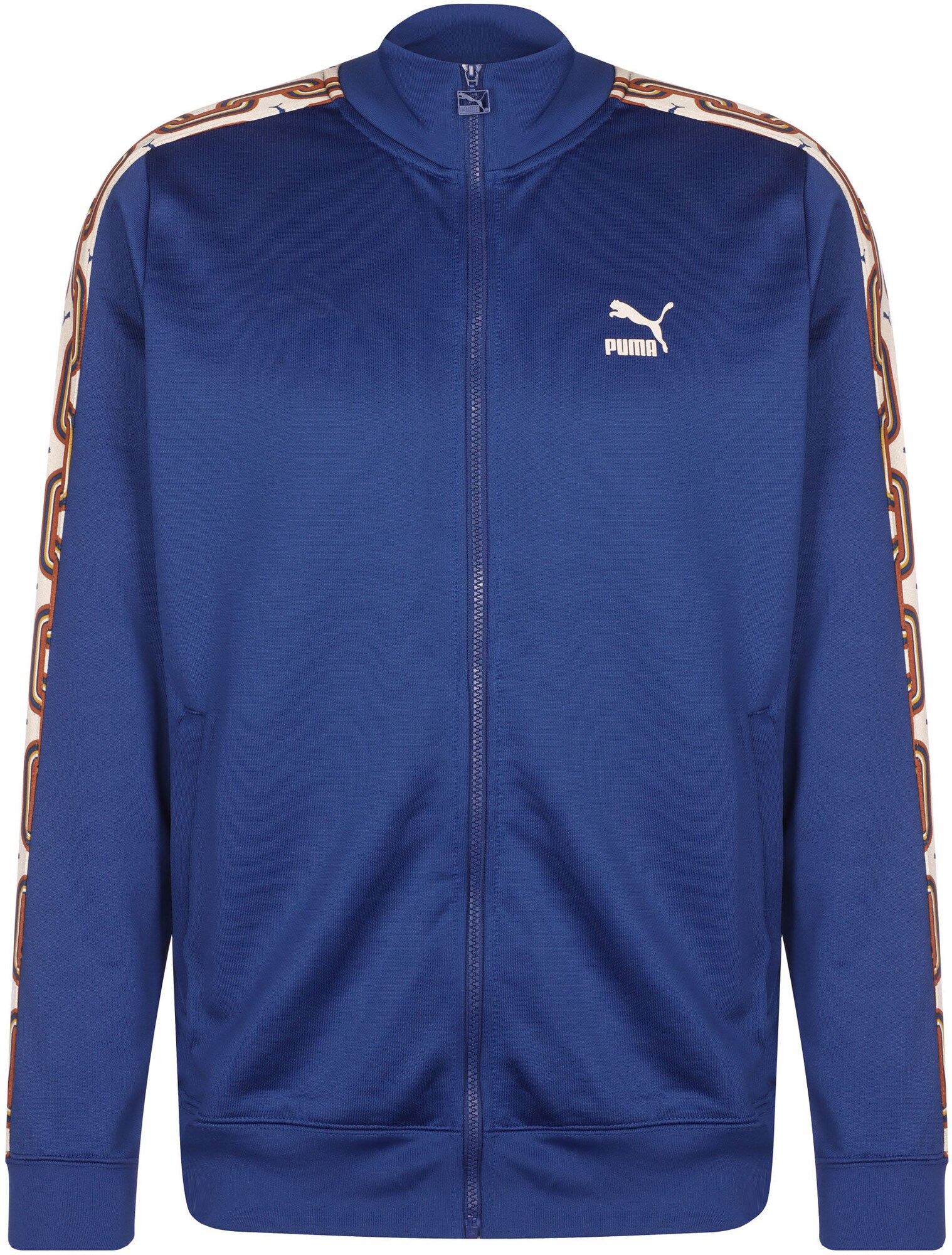 PUMA Sportska jakna  boja pijeska / plava / smeđa