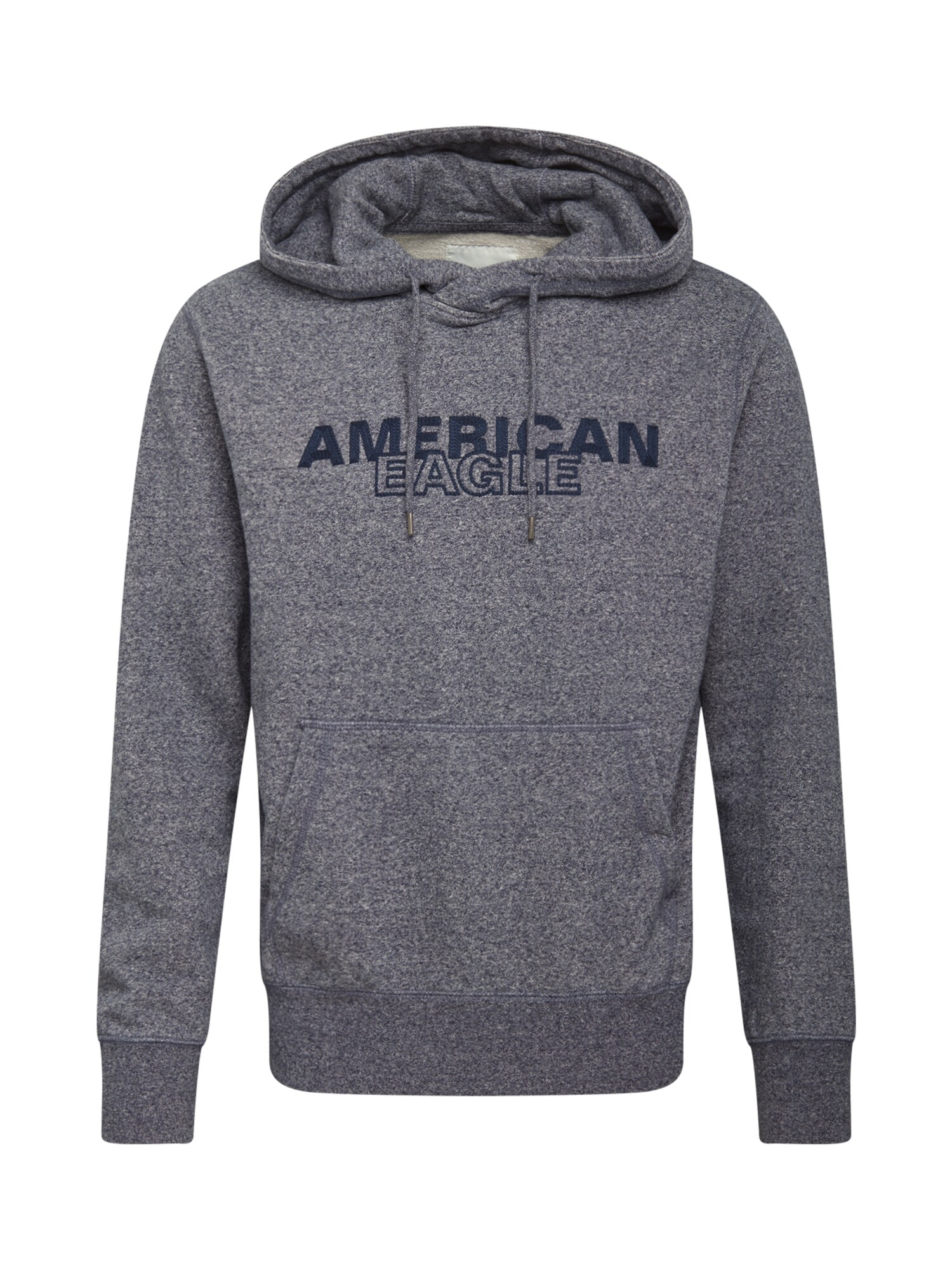 American Eagle Megztinis be užsegimo 'HEATHER'  tamsiai mėlyna jūros spalva / margai pilka