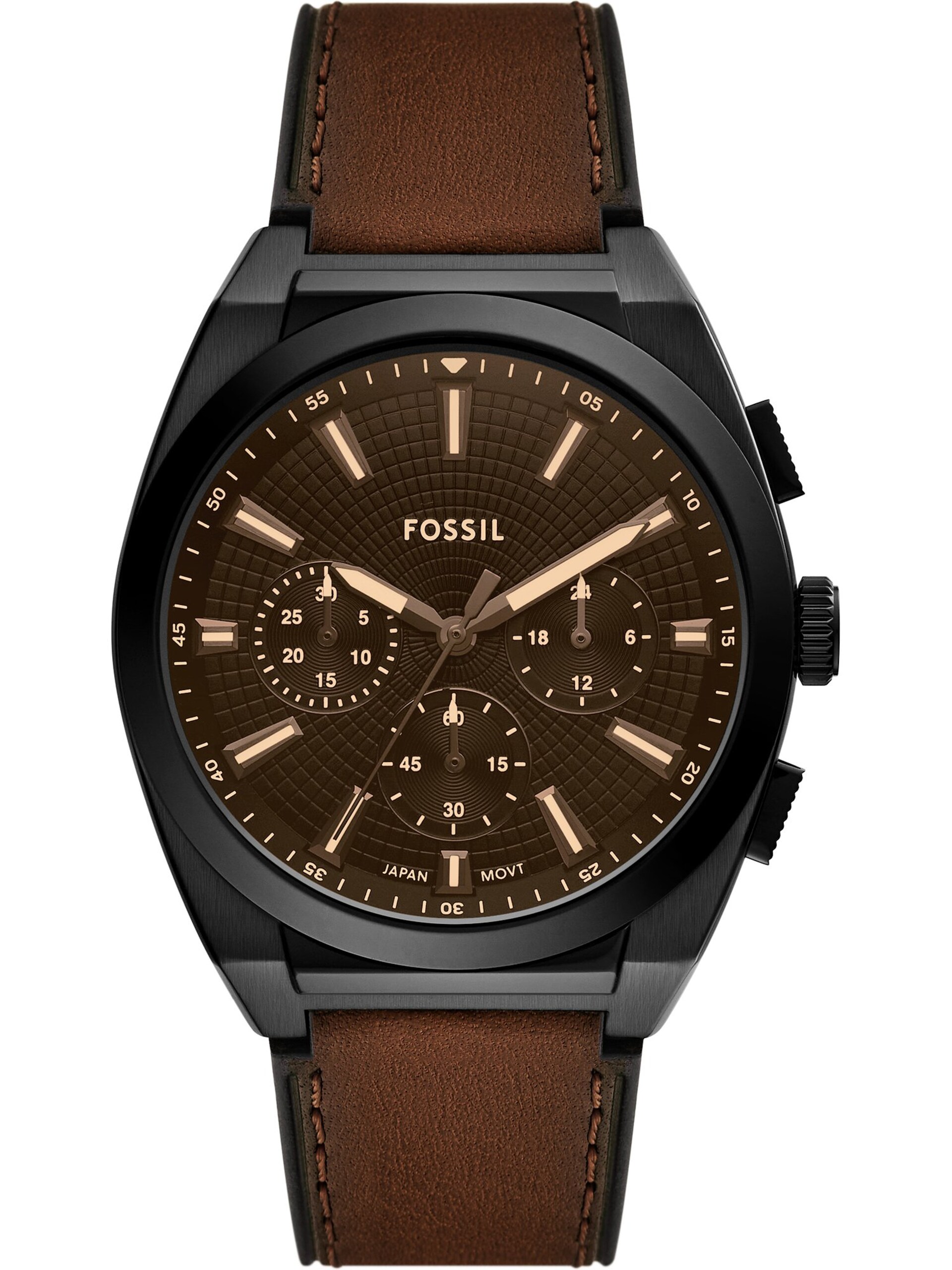 FOSSIL Analog klocka 'Everett' herr