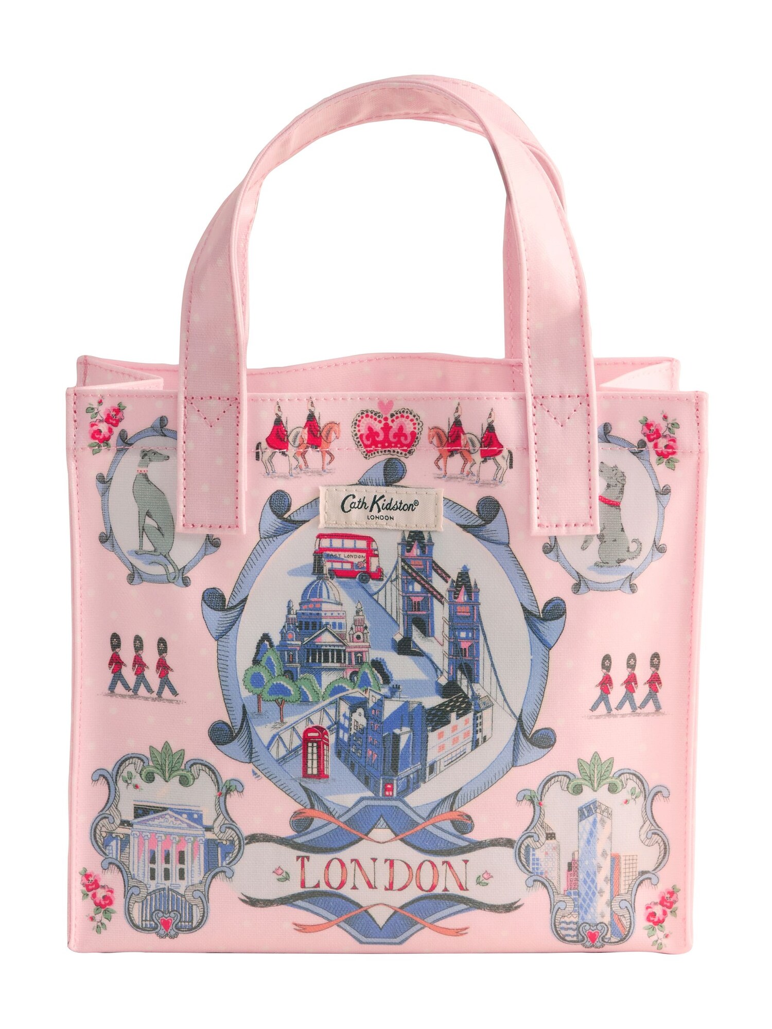 Cath Kidston Plase de cumpărături  albastru / roz / roșu