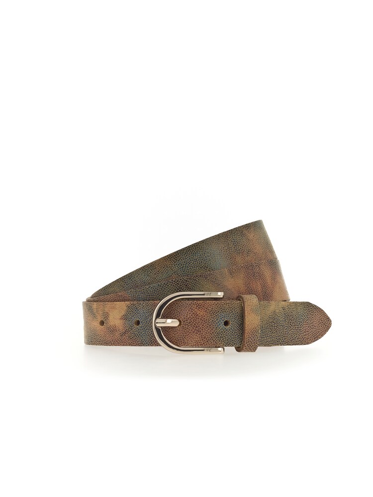 Tamaris Gürtel Damen Größe 85 enzian / braun / sepia