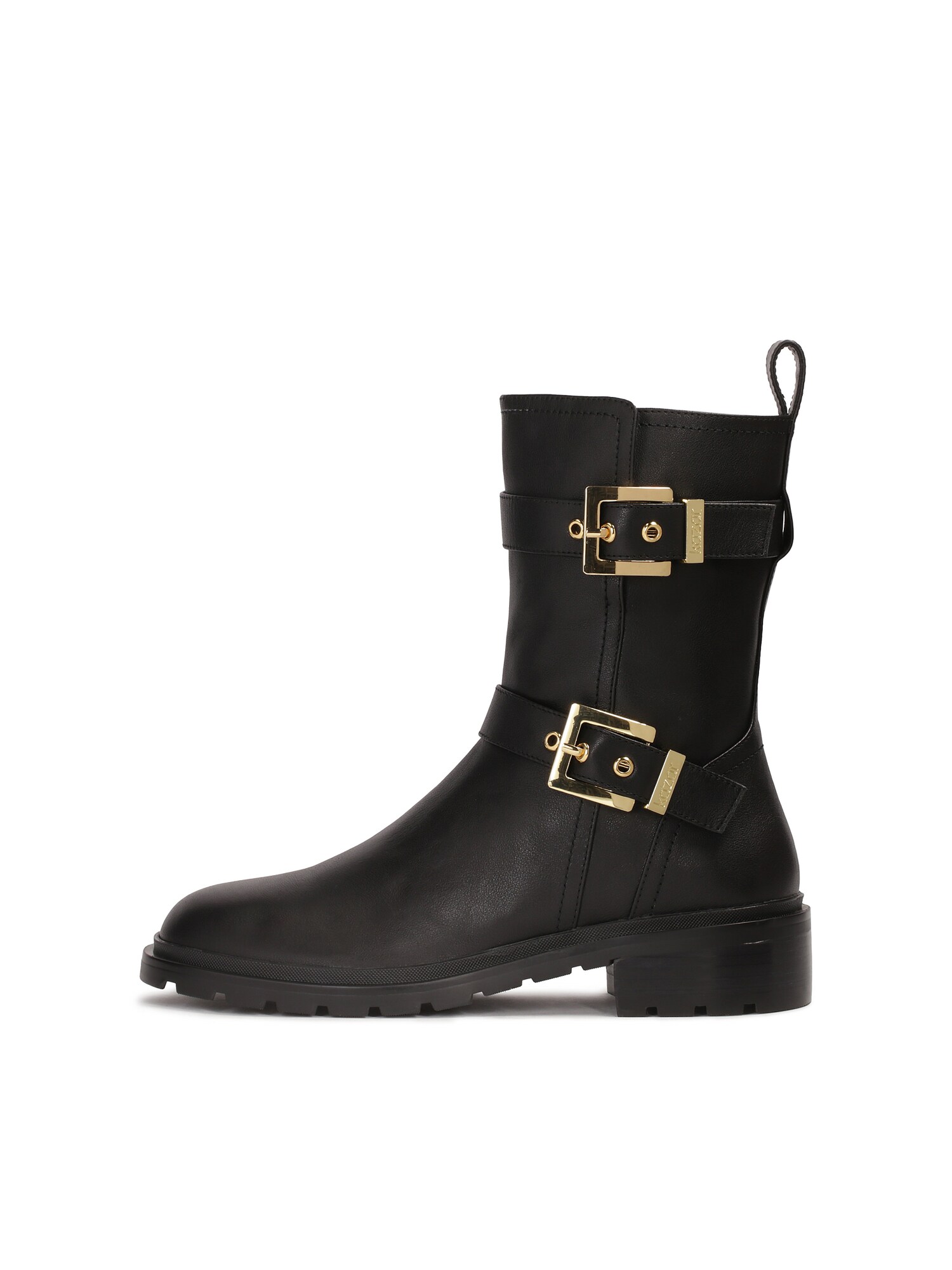 Kazar Botine  auriu / negru