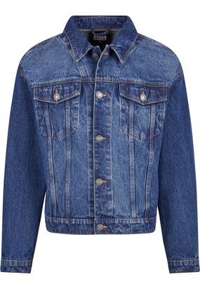 Urban Classics Tussenjas Blauw denim