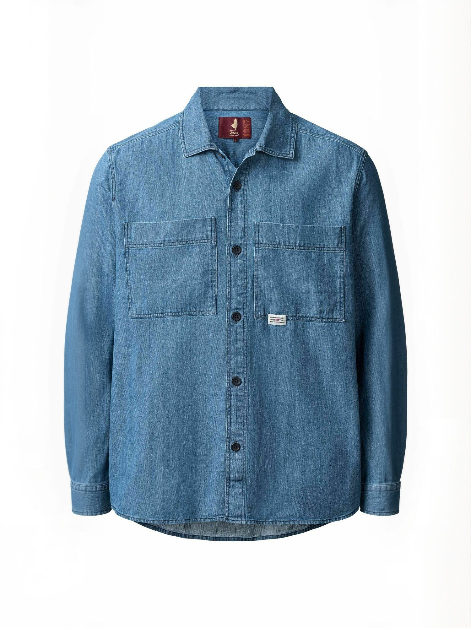 MCS Cămașă  MCTristan  albastru denim