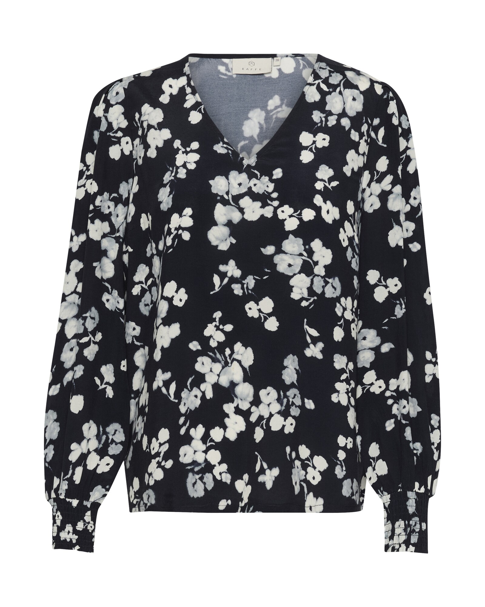 Kaffe Blusa 'Alice'  beige / azul noche
