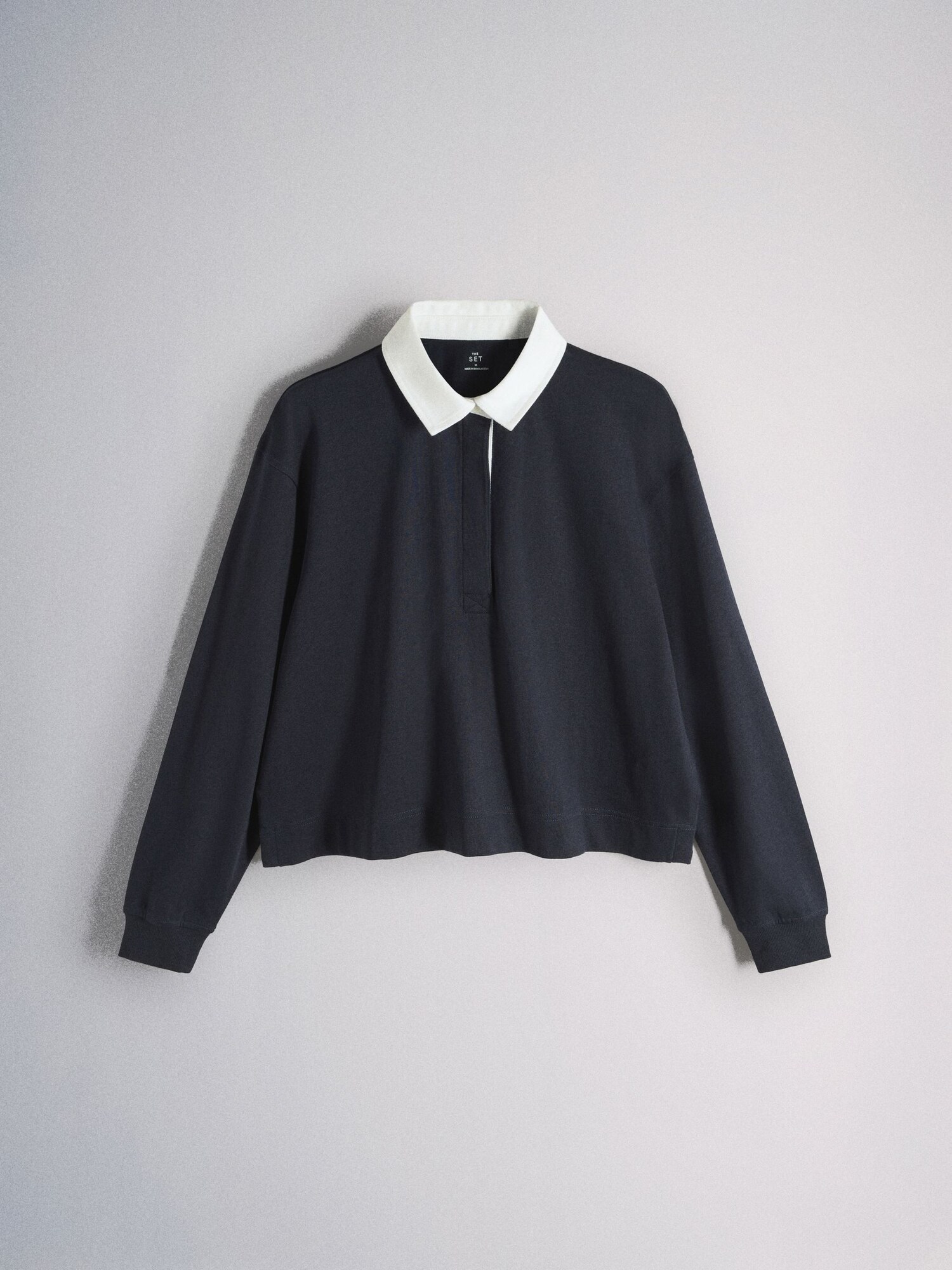 The Set Tričko  tmavomodrá / rubínová / biela (obrázok 3)
