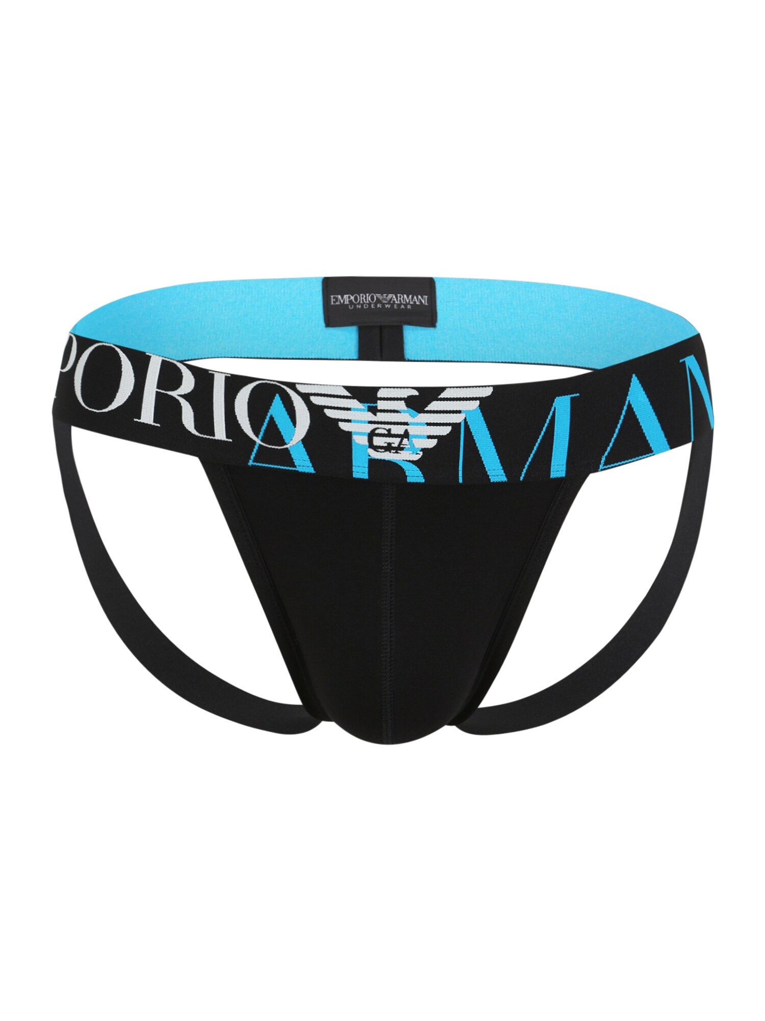 Emporio Armani Vyriškos kelnaitės  juoda / mėlyna