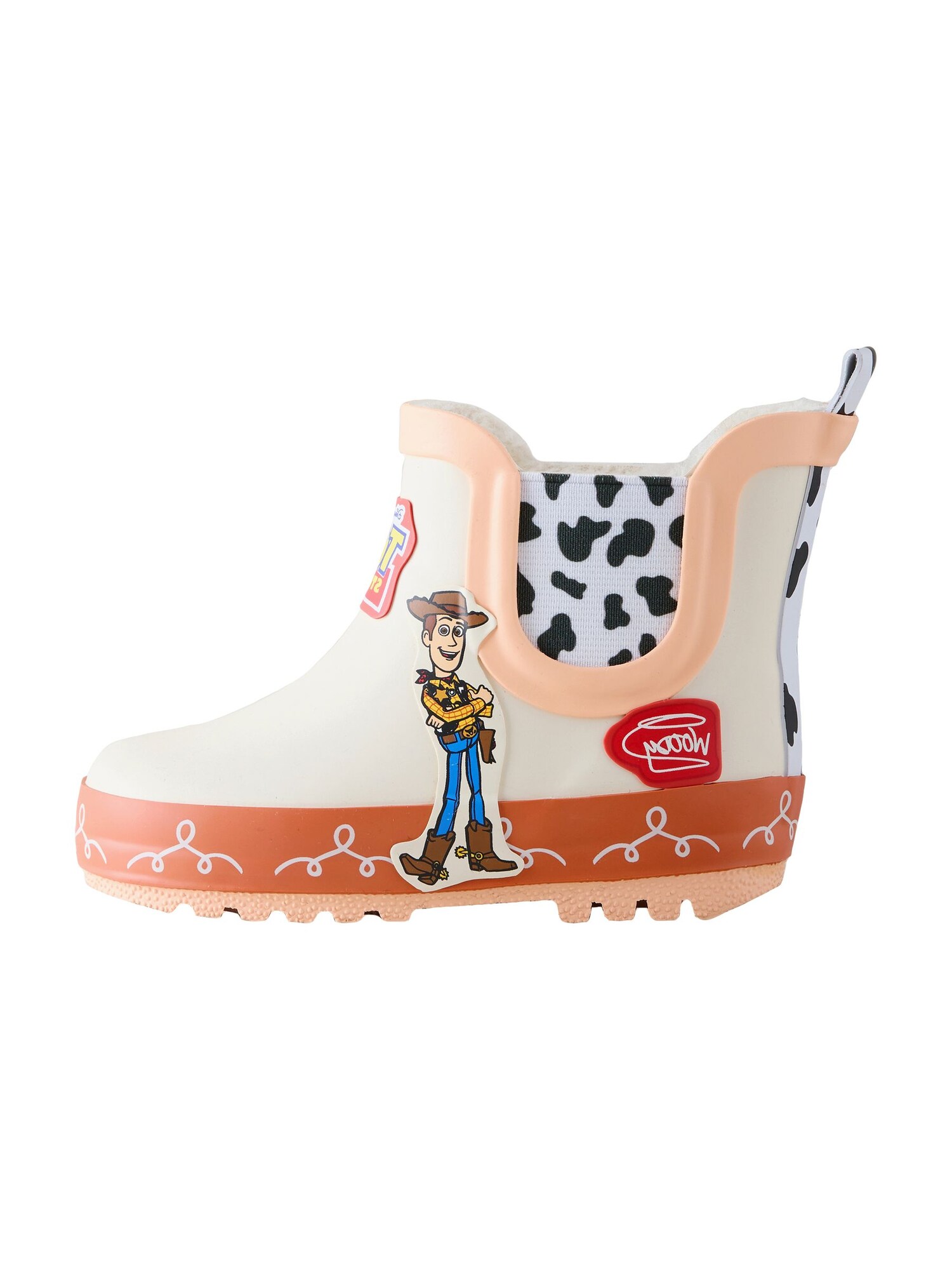 Next Cizme de cauciuc 'Toy Story'  crem / portocaliu / roșu / negru