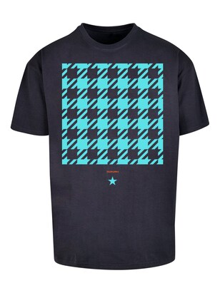 F4NT4STIC Shirt Nachtblauw / Aqua / Rood