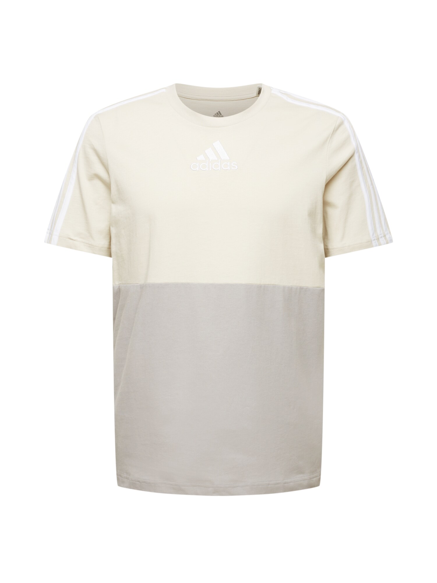 ADIDAS PERFORMANCE Sporta krekls bēšs / pelēks / olīvzaļš / balts