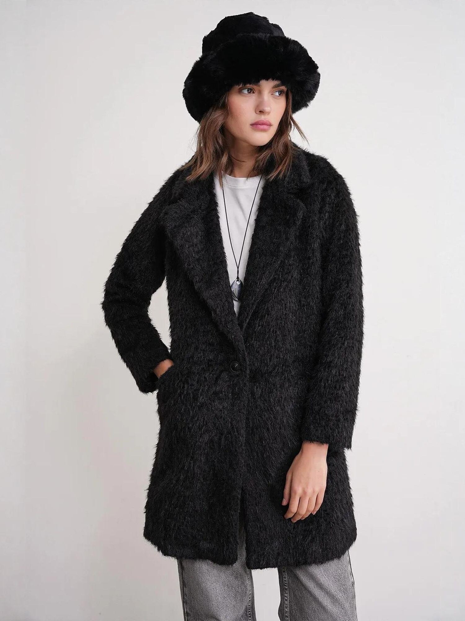 MixRay Cappotto di mezza stagione  nero