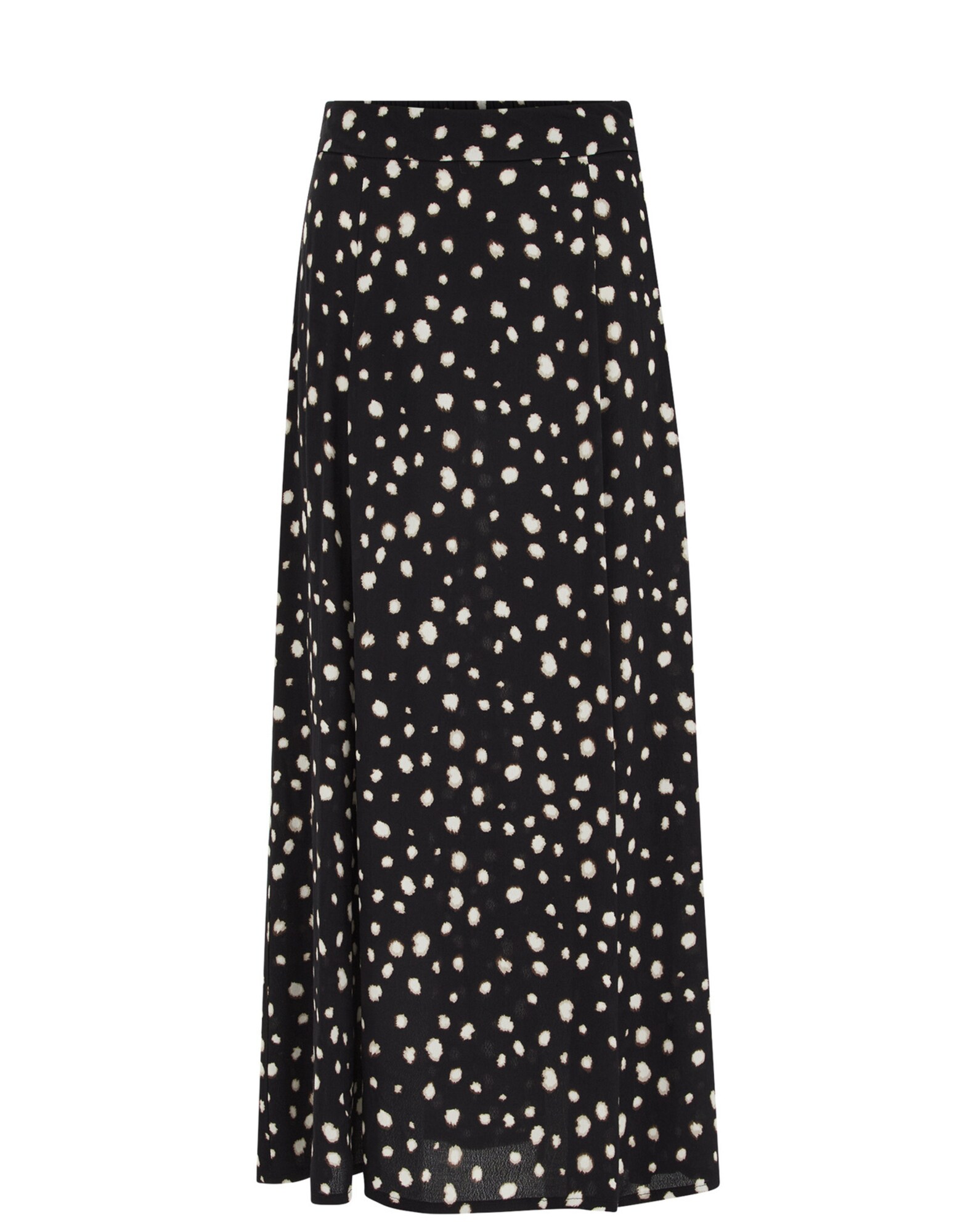 WE Fashion Fustă  negru / alb