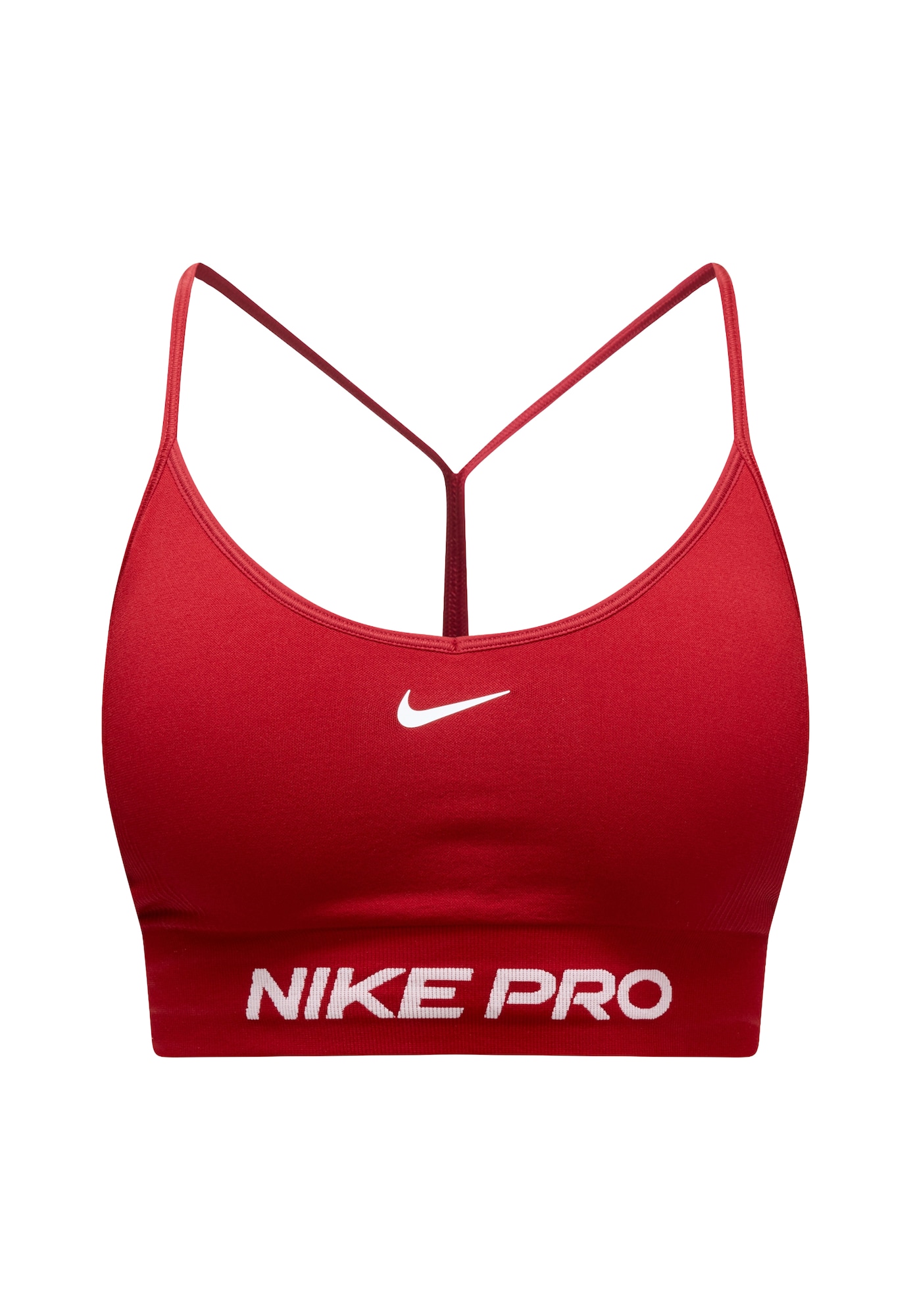 NIKE Sutien sport Pro rubiniu / alb