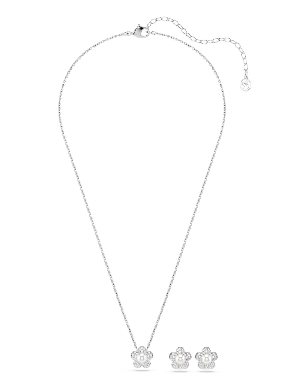 Smyckeset silver / transparent