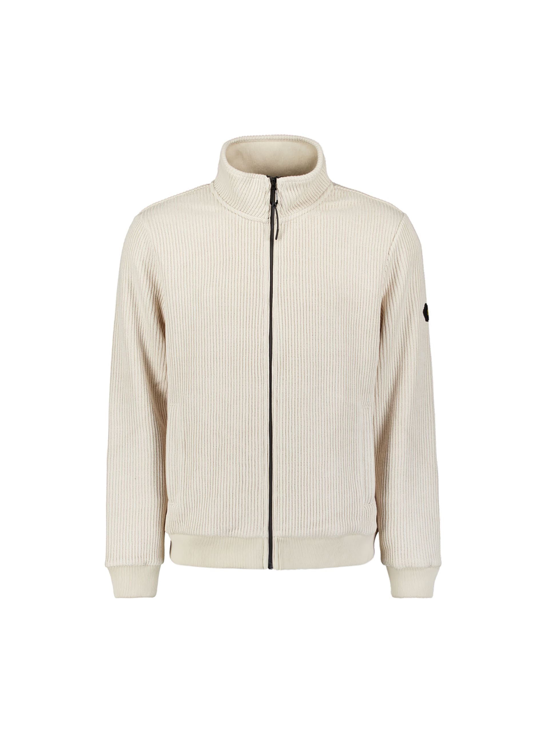 No Excess Väst Stickad Ribbstruktur Ecru Off-White Beige herr – bild 2