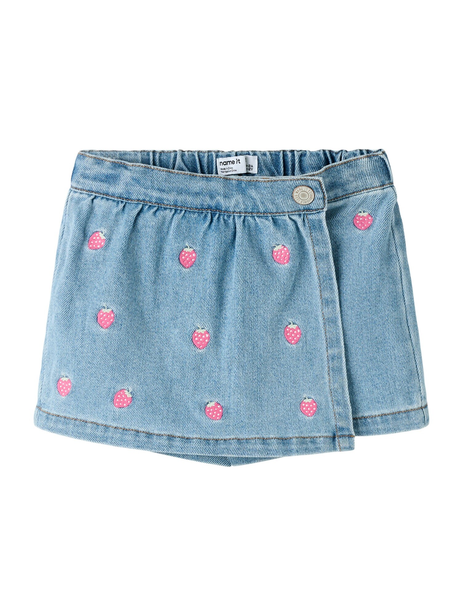 NAME IT Kavbojke 'NMFDIANA'  moder denim / meta / roza