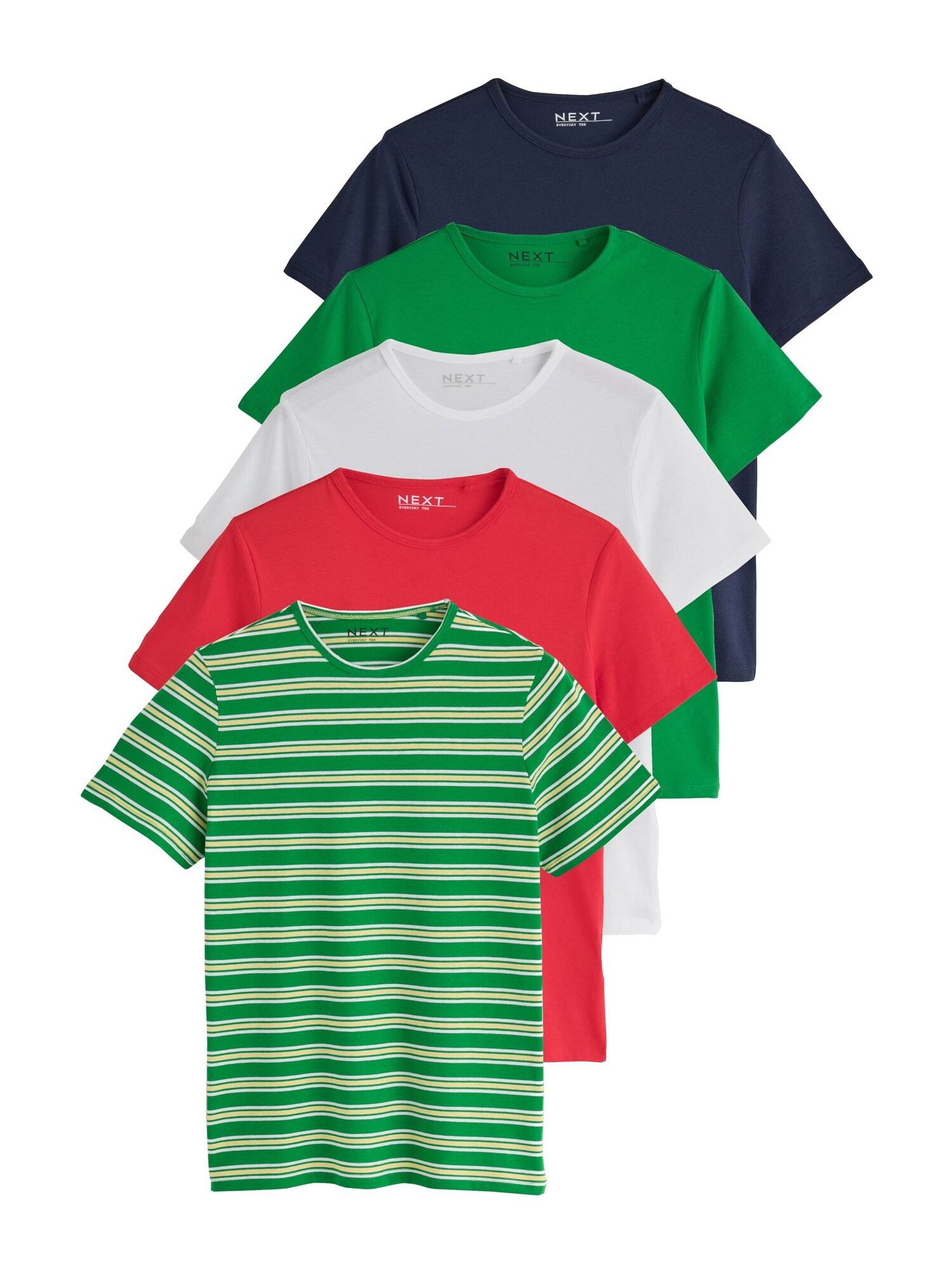 Next Shirt Groen / Rood / Zwart / Wit