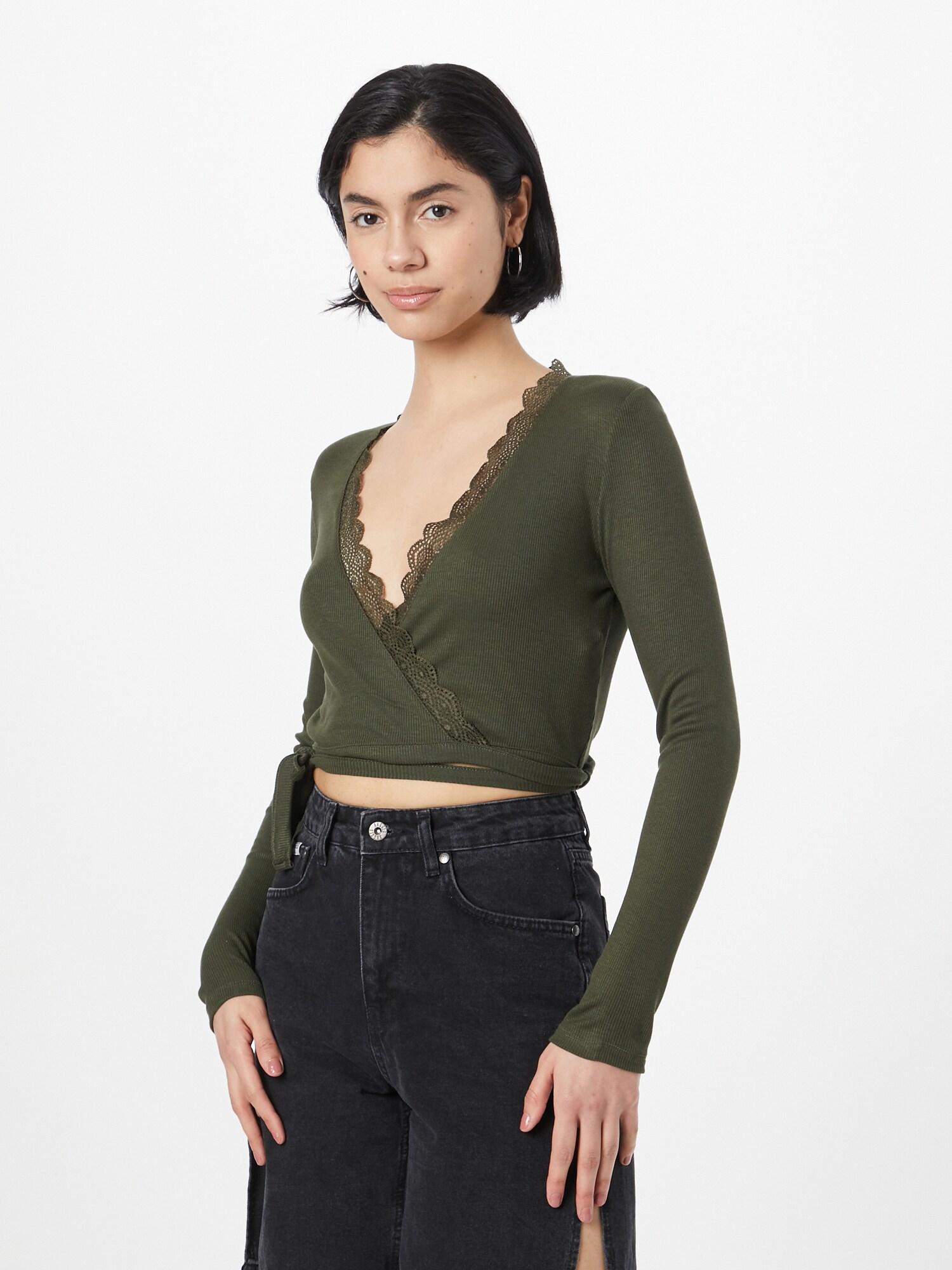 ABOUT YOU Póló 'Luise'  khaki termék 2. képe