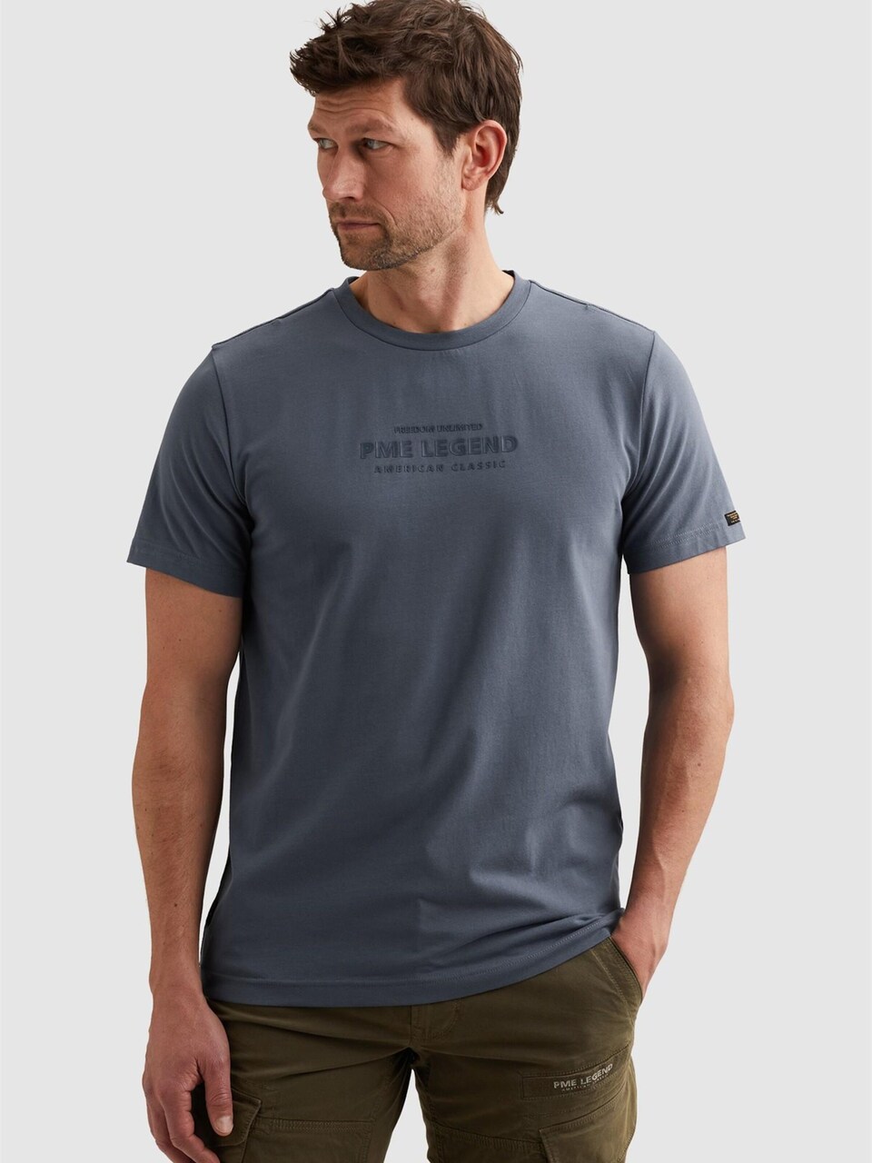 T-shirt 'T-shirt in a cotton blend with artwork'
