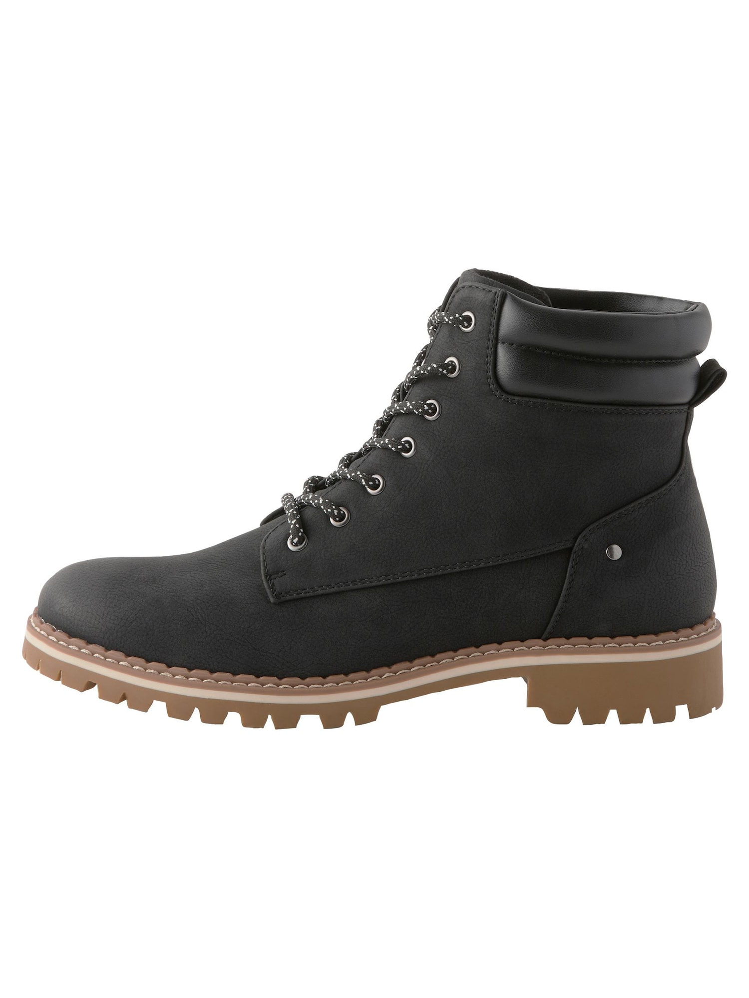 Next Ghete cu șireturi Forever Comfort  negru