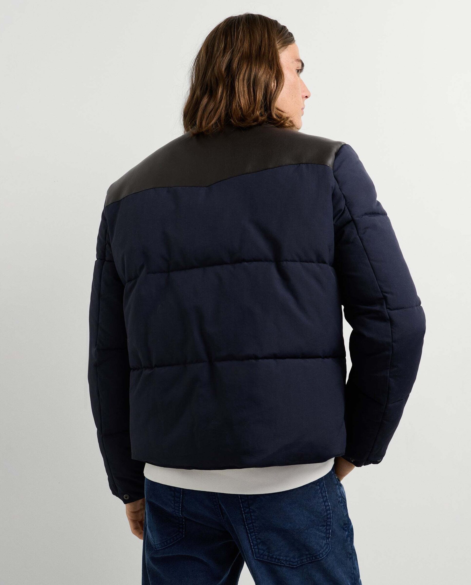 Pepe Jeans Chaqueta de entretiempo  navy / marrón oscuro – imagen 4