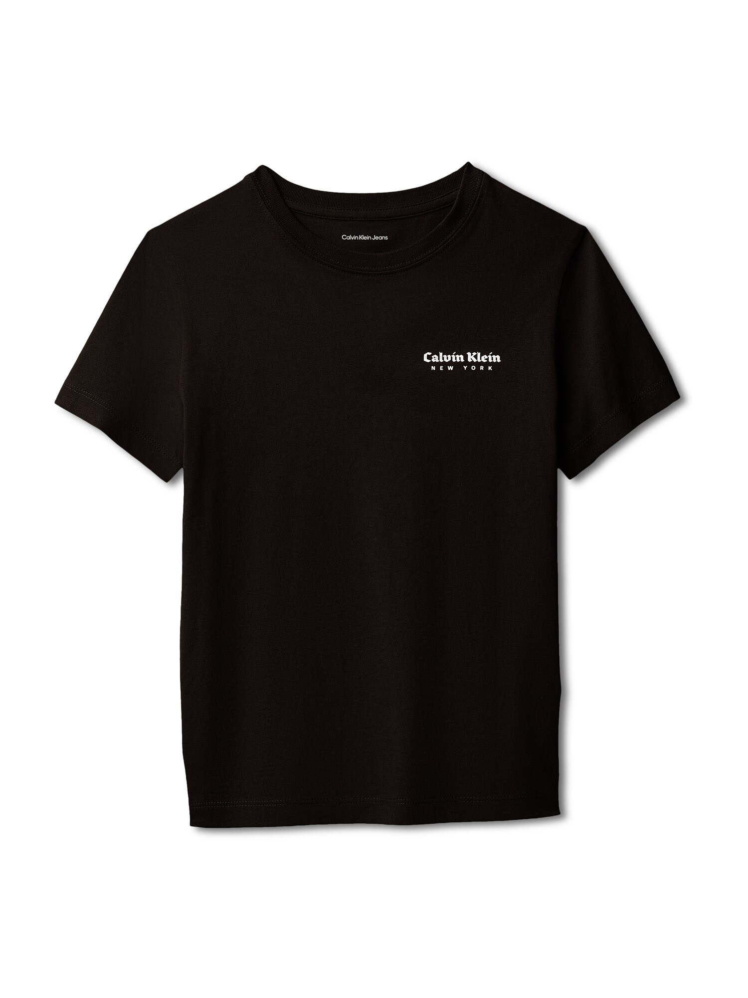 Calvin Klein Jeans Tricou  negru / alb