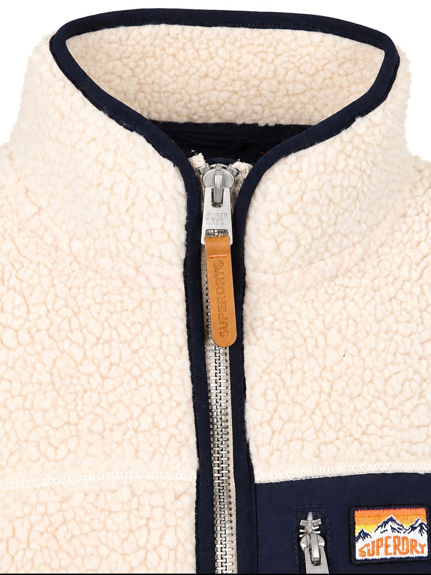 Superdry & Co Chaqueta de entretiempo  marfil / negro – imagen 2